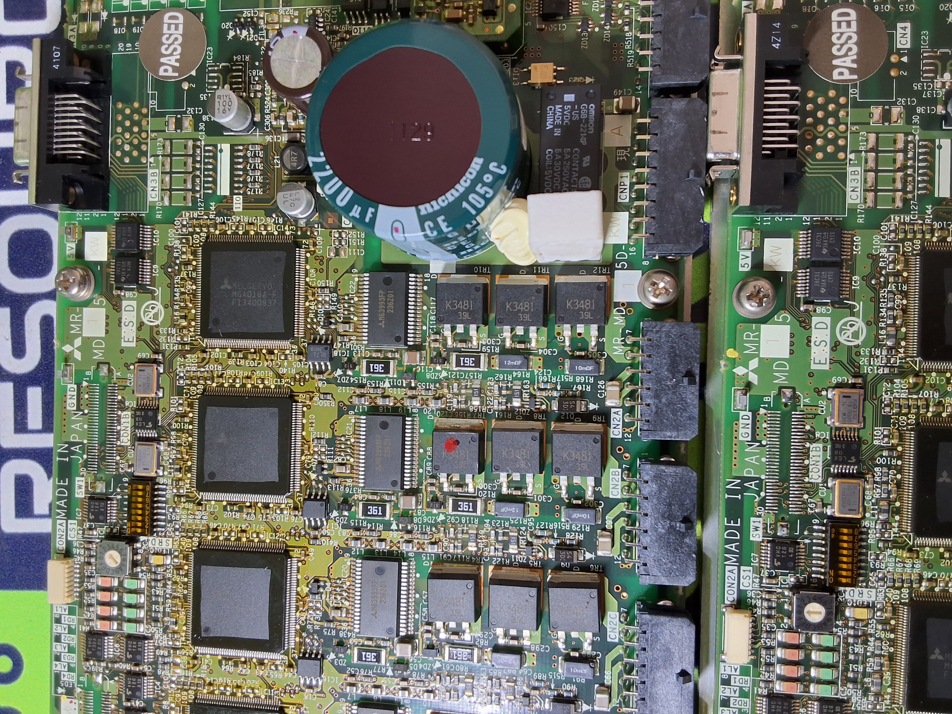 Used MITSUBISHI JUKI BC386A491G54 MR-MD15 CONTROL BOARD