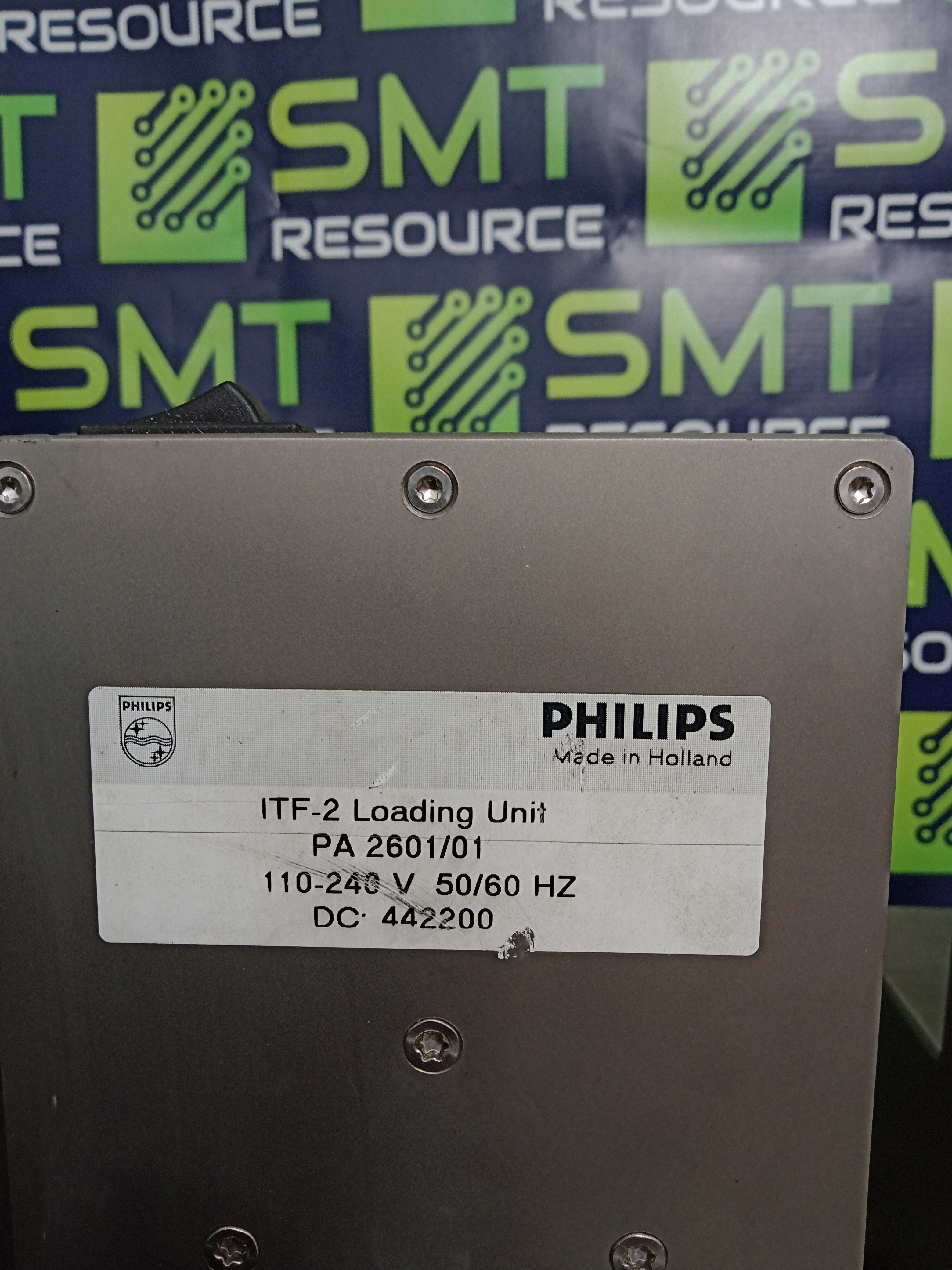 Used PHILIPS ITF2 PA 2601/01 LOAD UNIT - PARTS ONLY