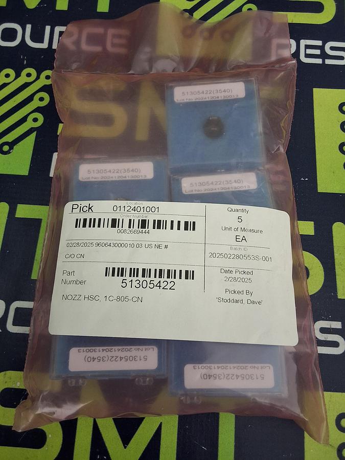 UNIVERSAL INSTRUMENTS 3540 NOZZLE 51305422 - BRAND NEW