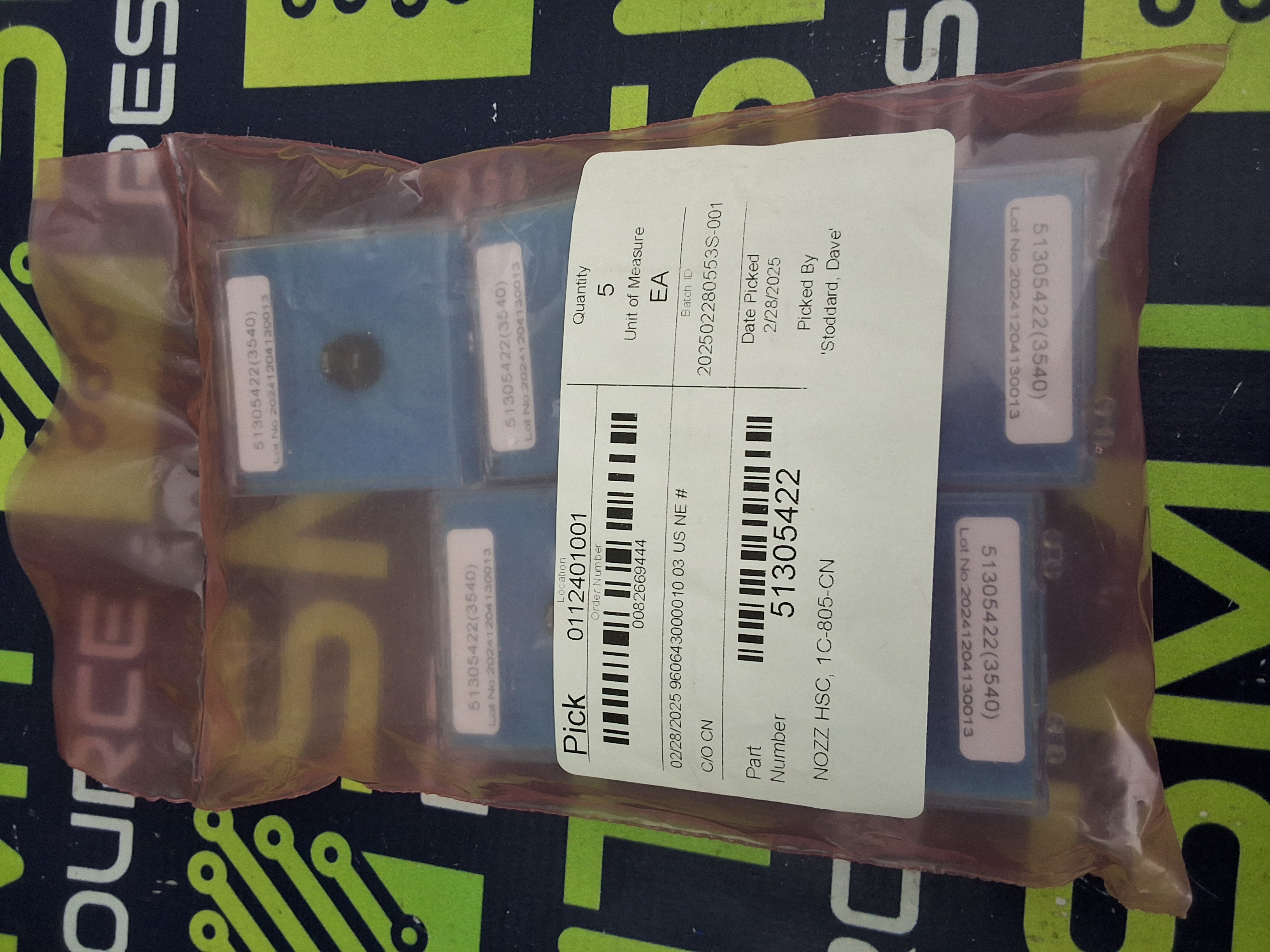 UNIVERSAL INSTRUMENTS 3540 NOZZLE 51305422 - BRAND NEW
