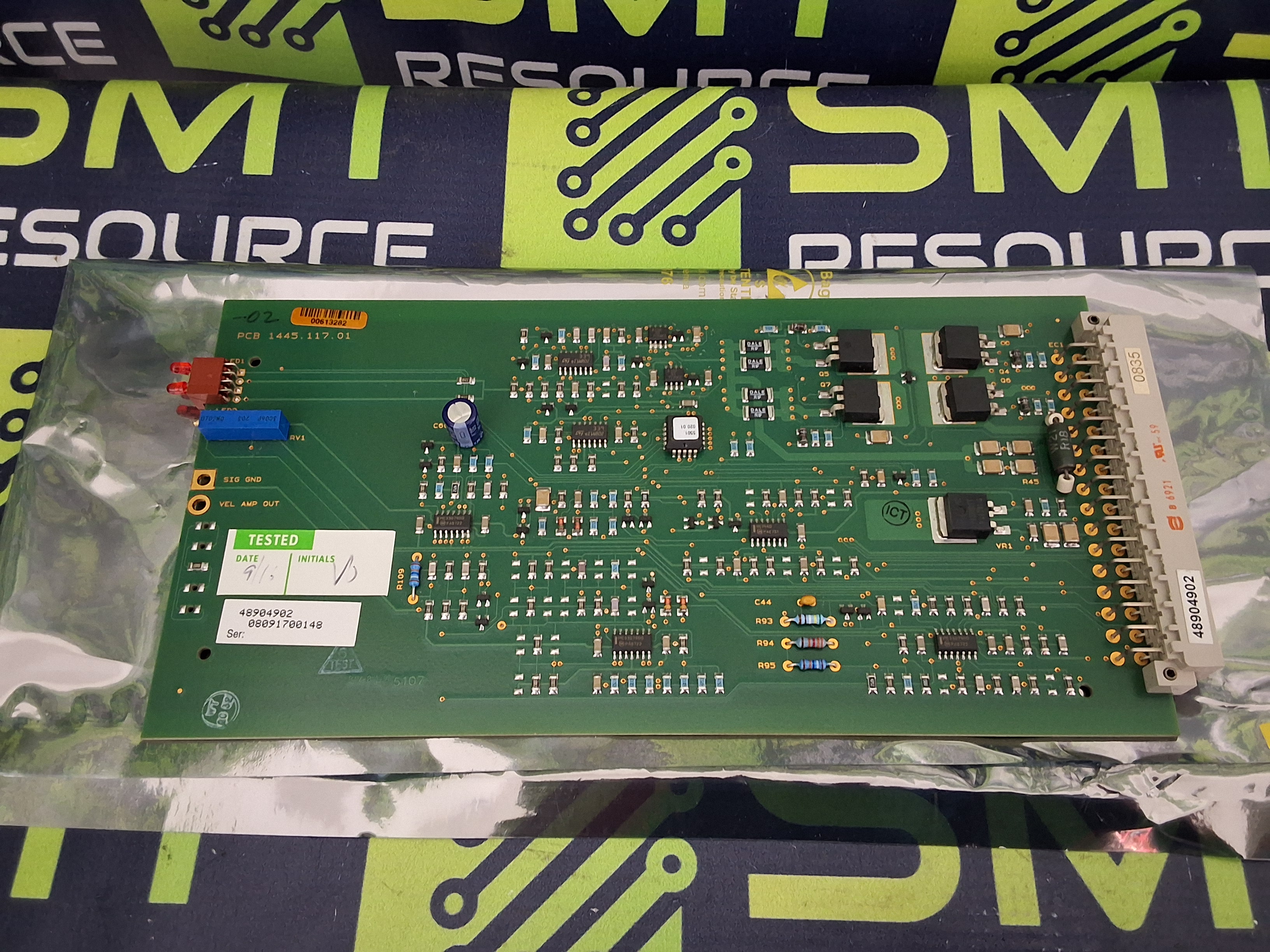 Used PARKER 1445.117.01 CIRCUIT BOARD 48904902 