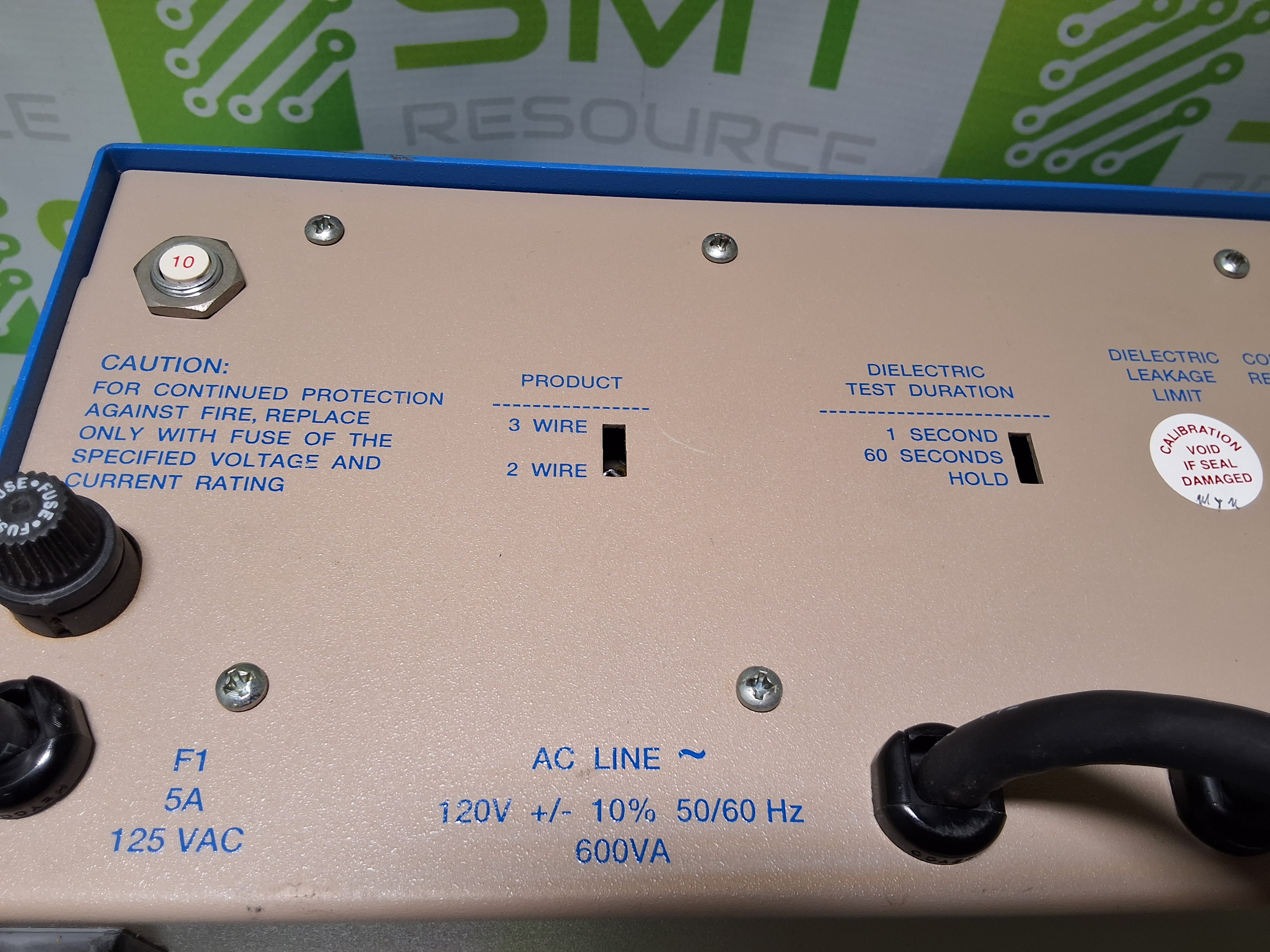 Used SOTCHER MEASUREMENT 568 HI-POT/CONTINUITY TESTER
