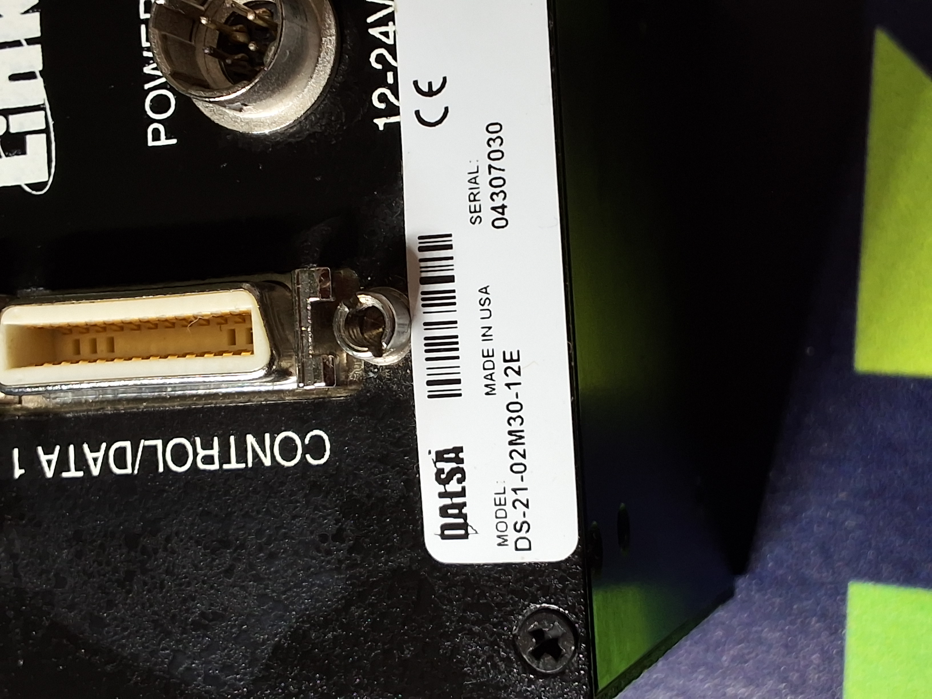 Used DALSA DS-21-02M30-12E INDUSTRIAL CAMERA