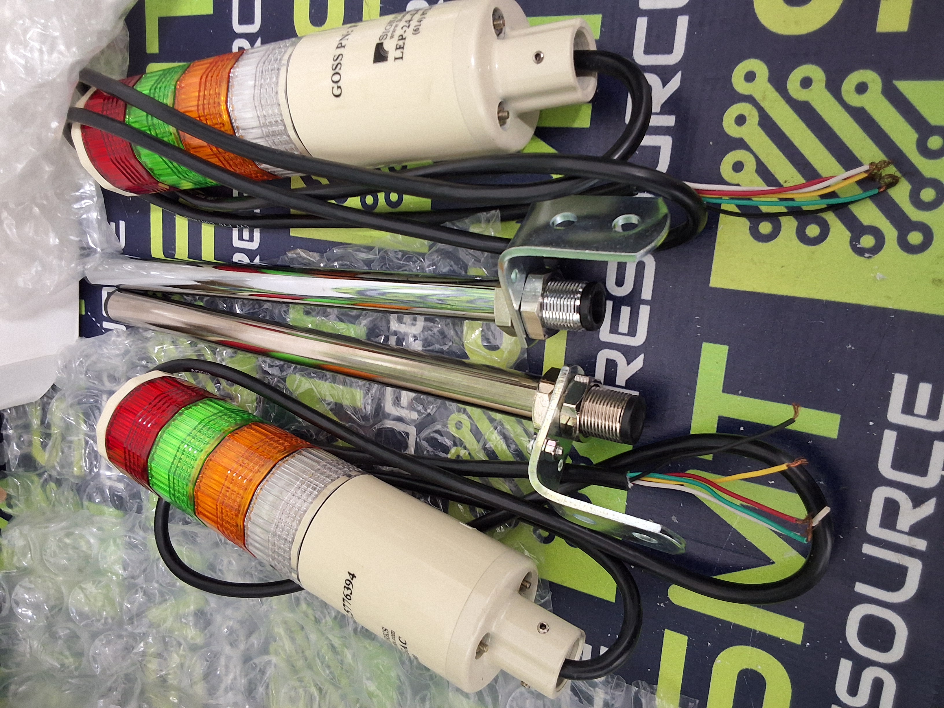 SIGNAWORKS LEP-24-4-RGAC SIGNAL TOWER STACK LIGHT LEP244RGAC - BRAND NEW