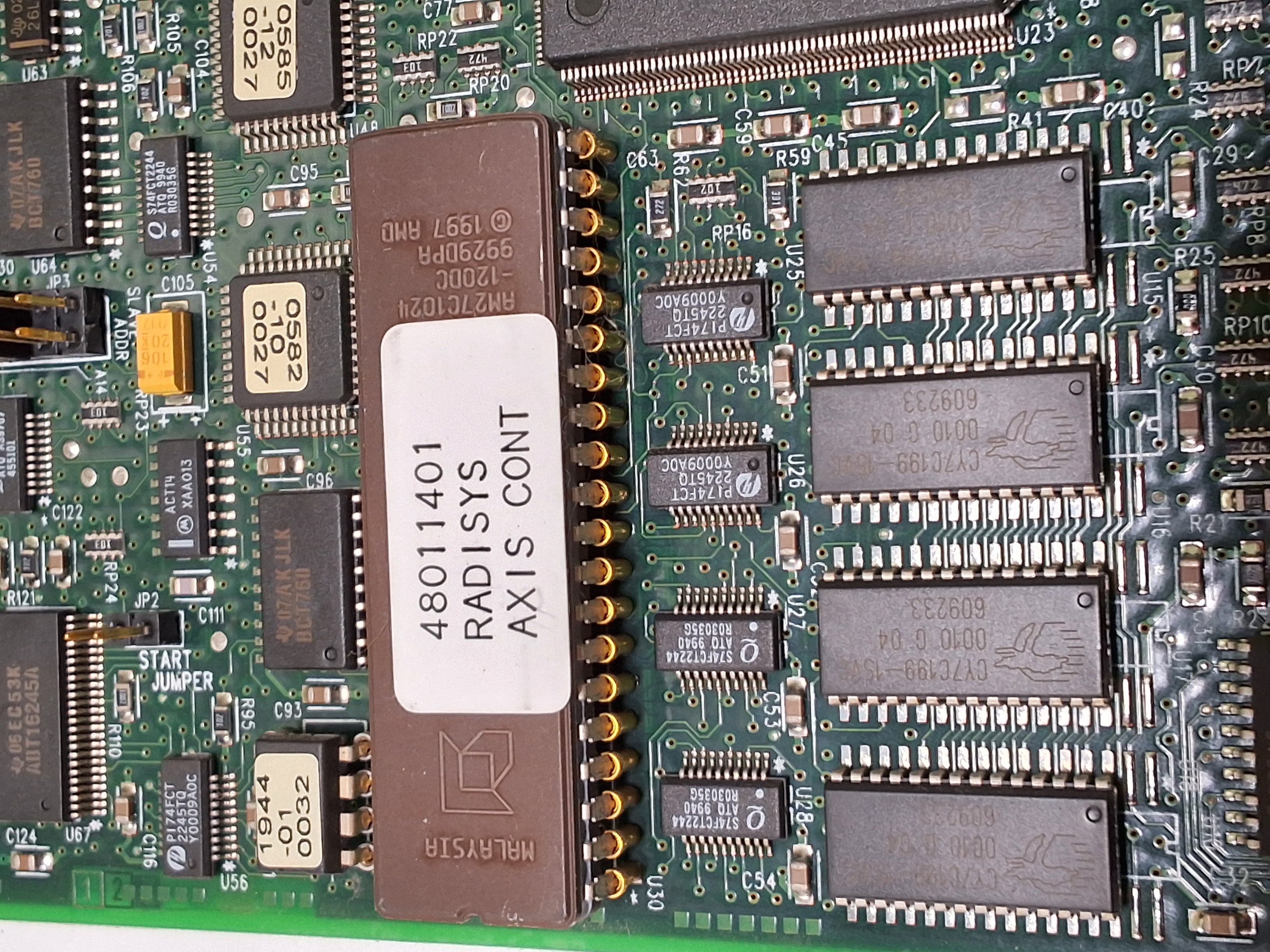 Used UNIVERSAL INSTRUMENTS RADISYS 48011401 AXIS MOTION CONTROL BOARD UIMC3 PFS-114 