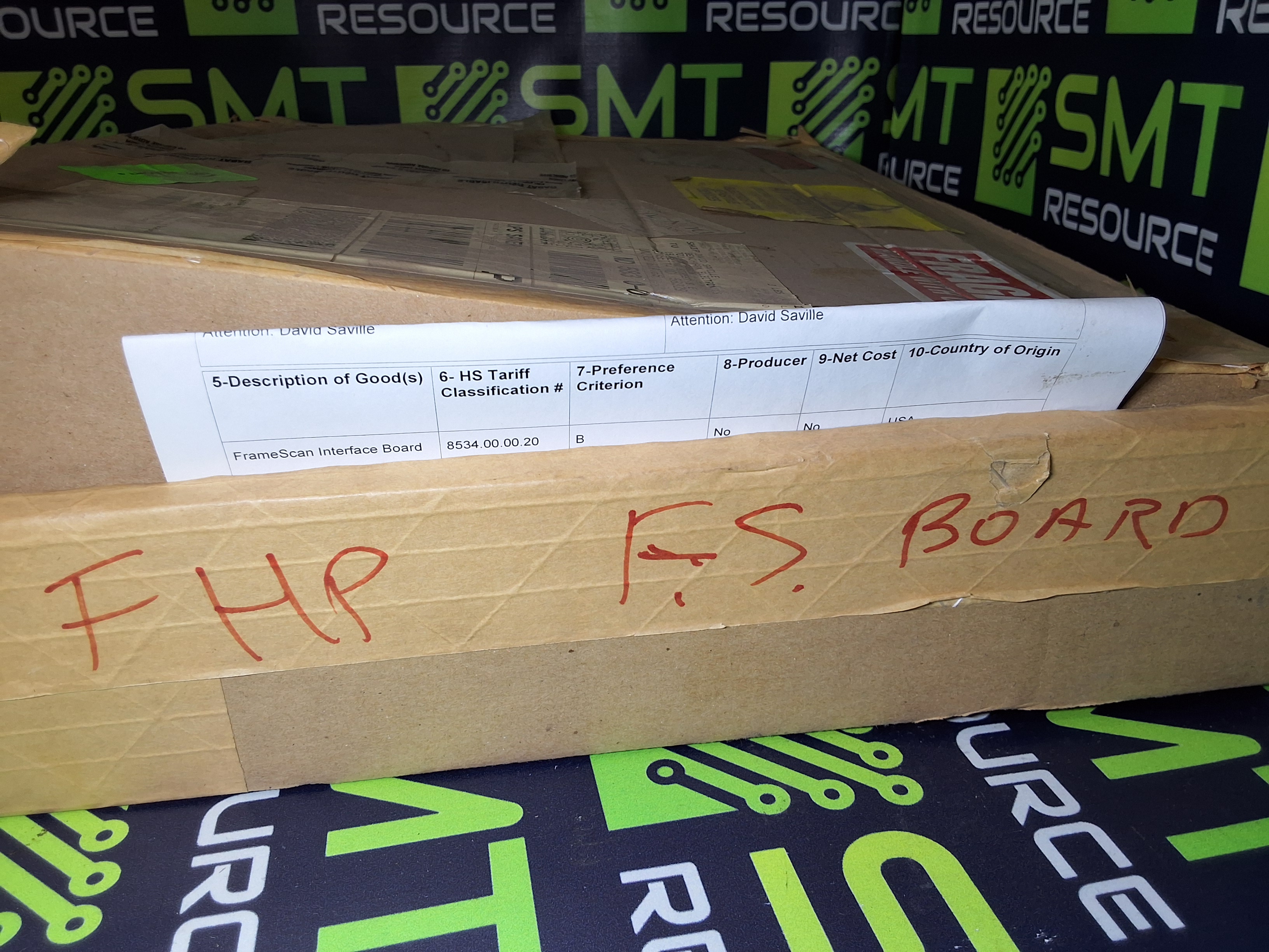 ESC I-27-ME 23541 FRAMSCAN INTERFACE BOARD - NEW