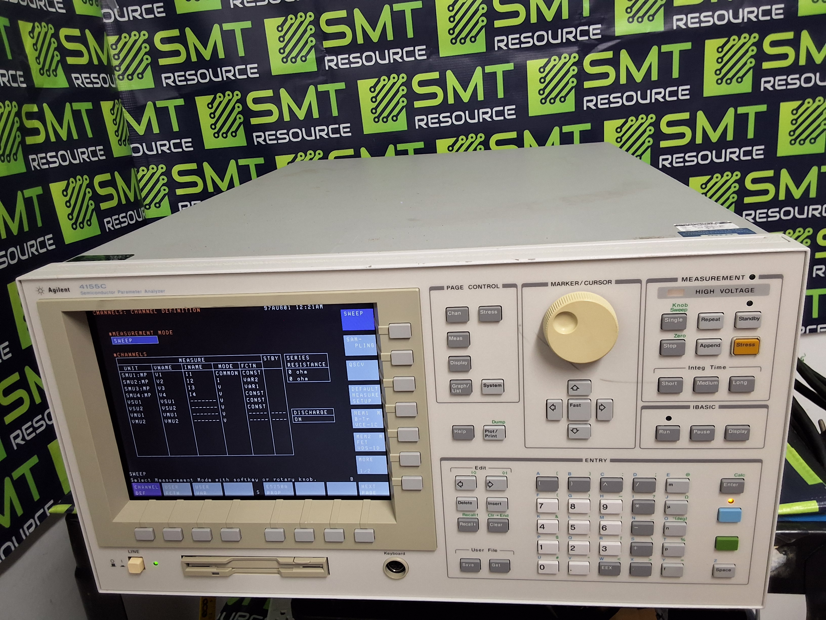 Used AGILENT 4155C SEMICONDUCTOR PARAMETER ANALYZER