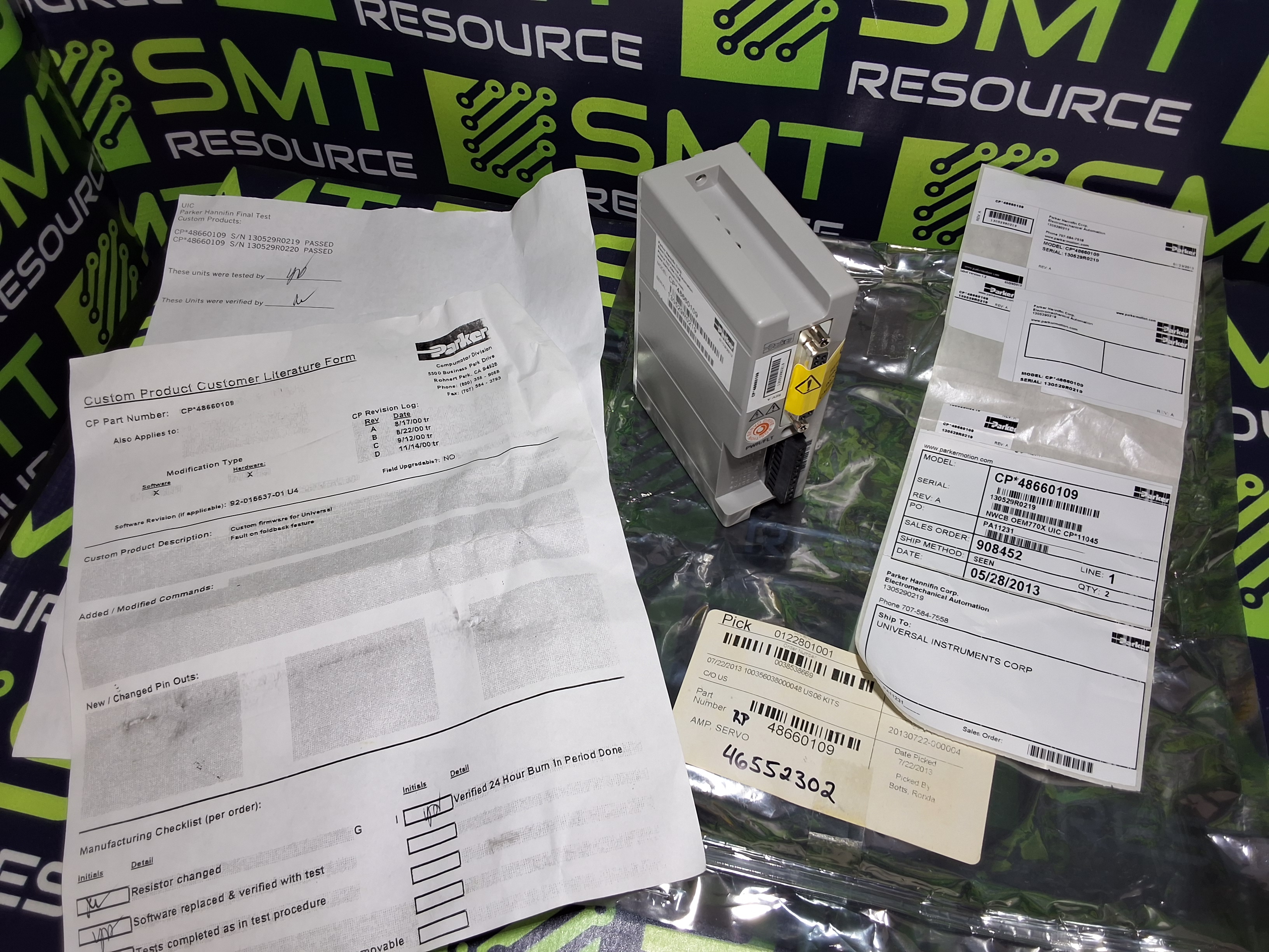 PARKER COMPUMOTOR CP*48660109 SERVO MOTOR DRIVE CONTROLLER - BRAND NEW - TESTED