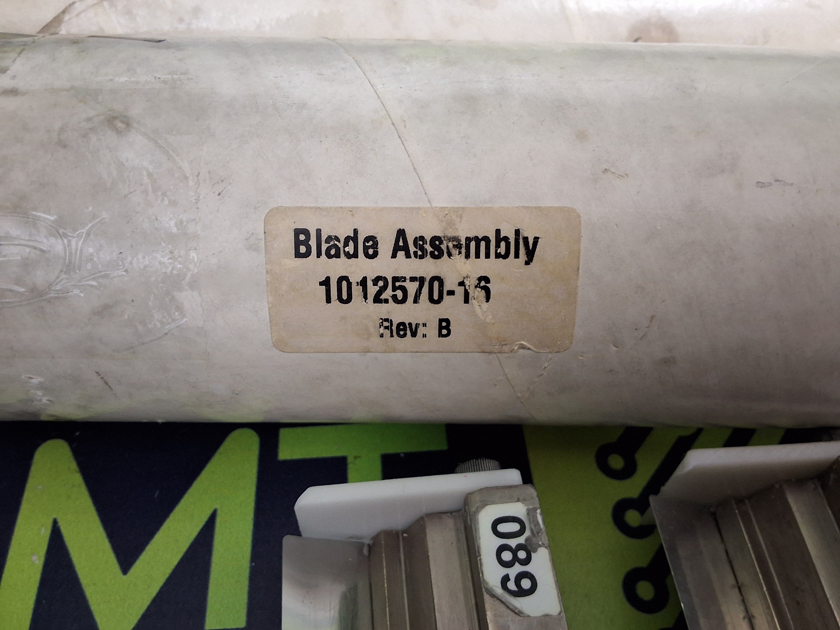 Used MPM PHOTO STENCIL PS-MUP-12-OEM 12in SQUEEGEE BLADE SET - LOT OF 2