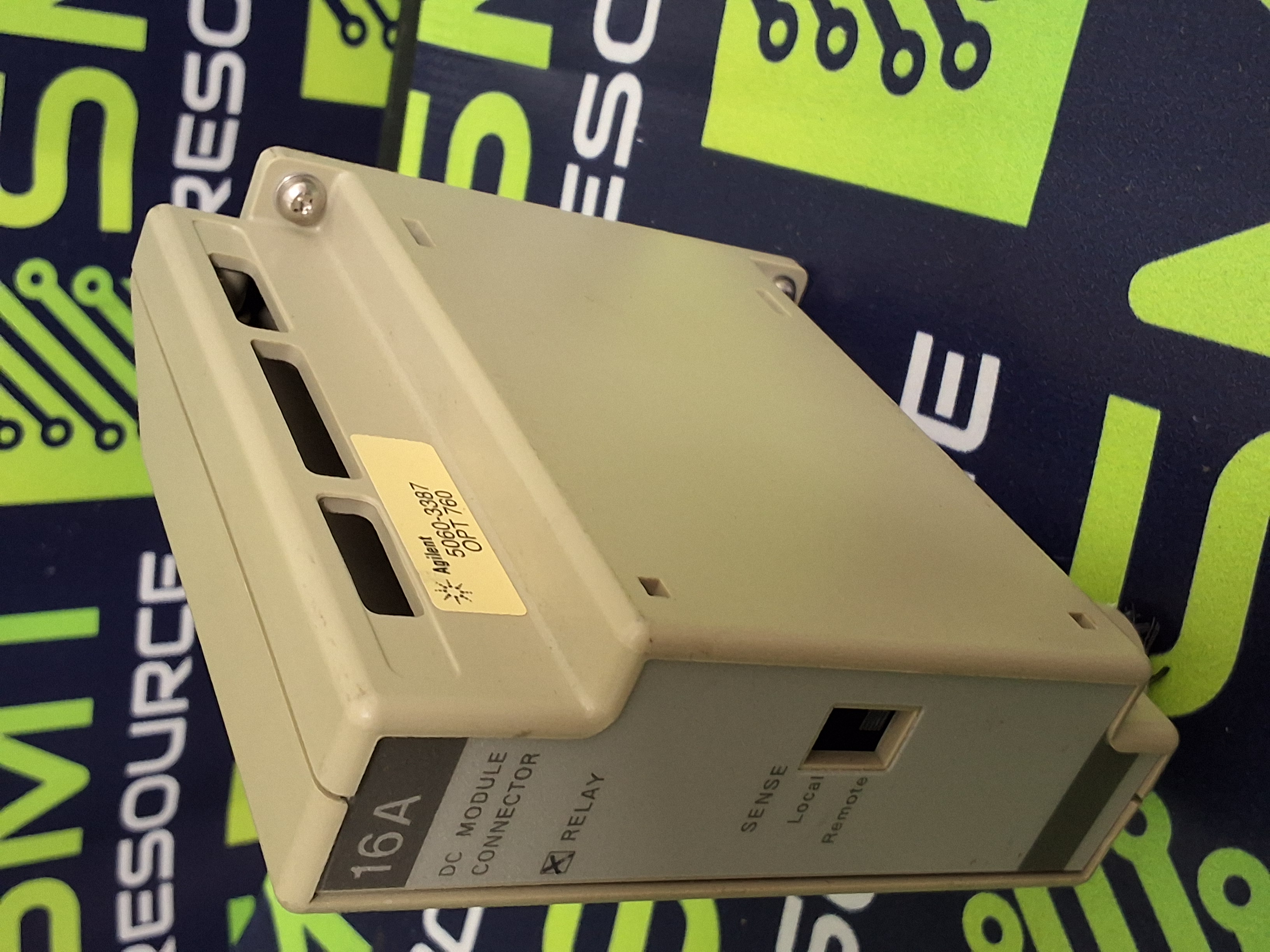 Used AGILENT 5060-3387 OPT 760 16A DC MODULE CONNECTOR RELAY