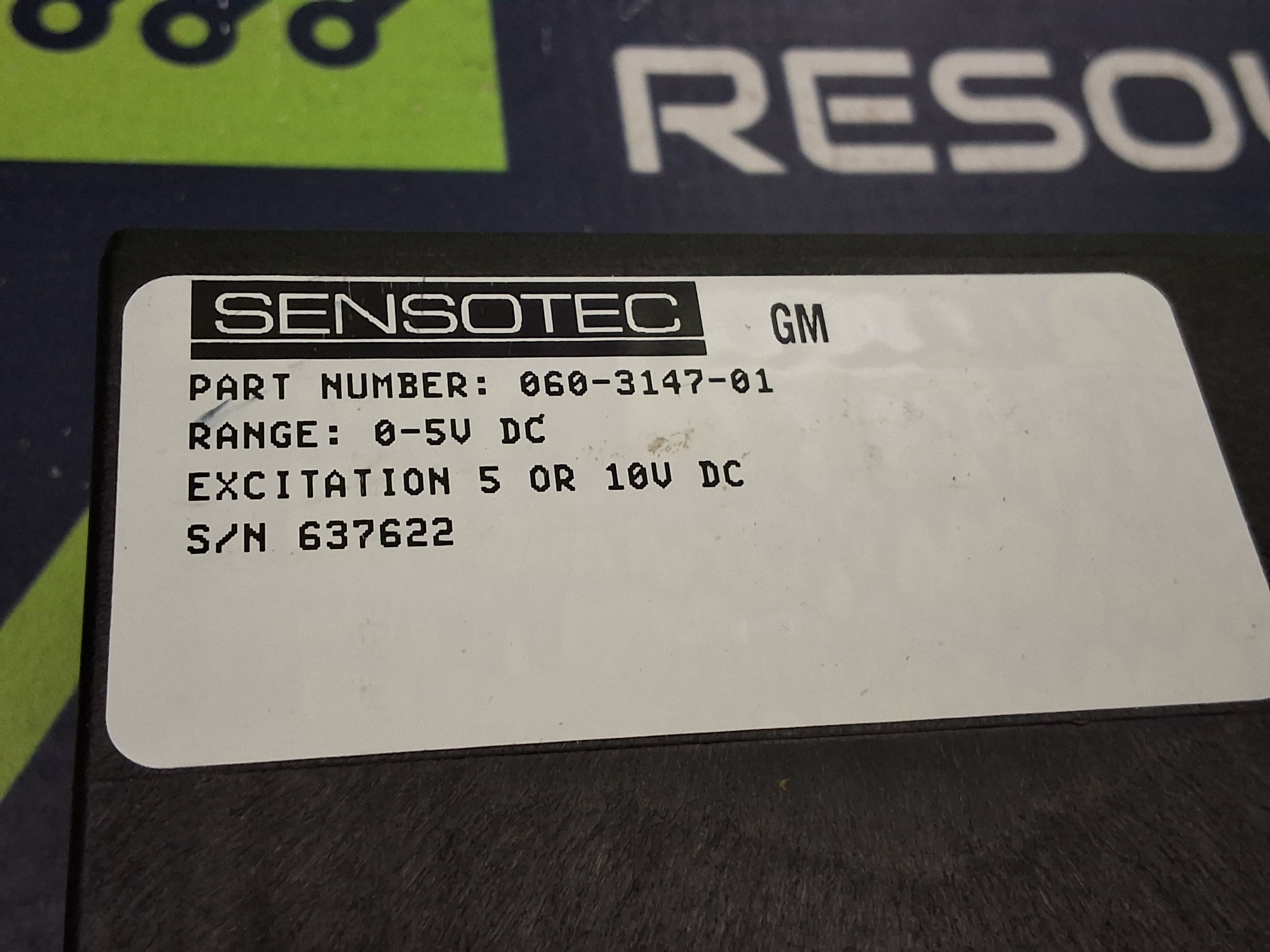 Used SENSOTEC 060-3147-01 PANEL METER / SENSOR CONTROLLER 0-5VDC
