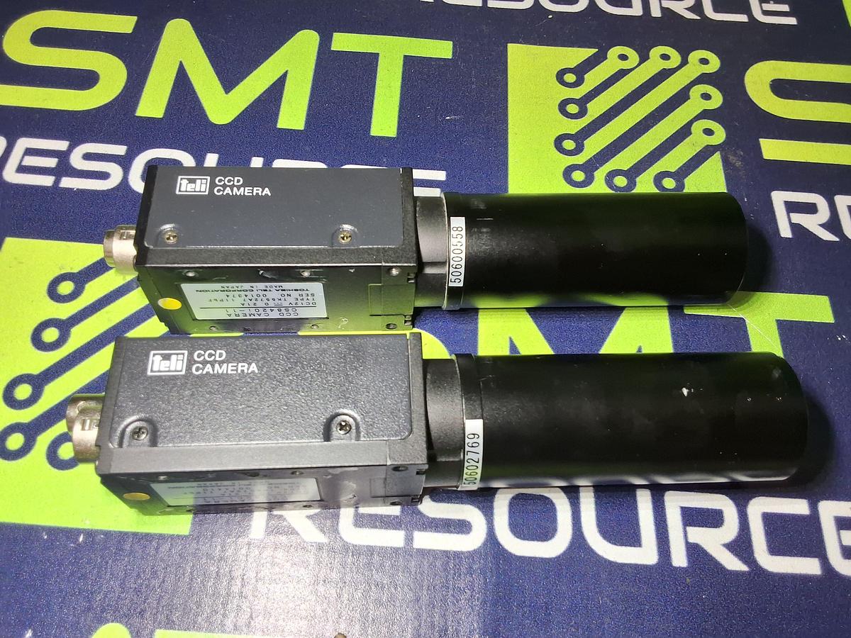 Used TOSHIBA CCD CAMERA CS8420i-11 WITH LENS - LOT OF 2 -