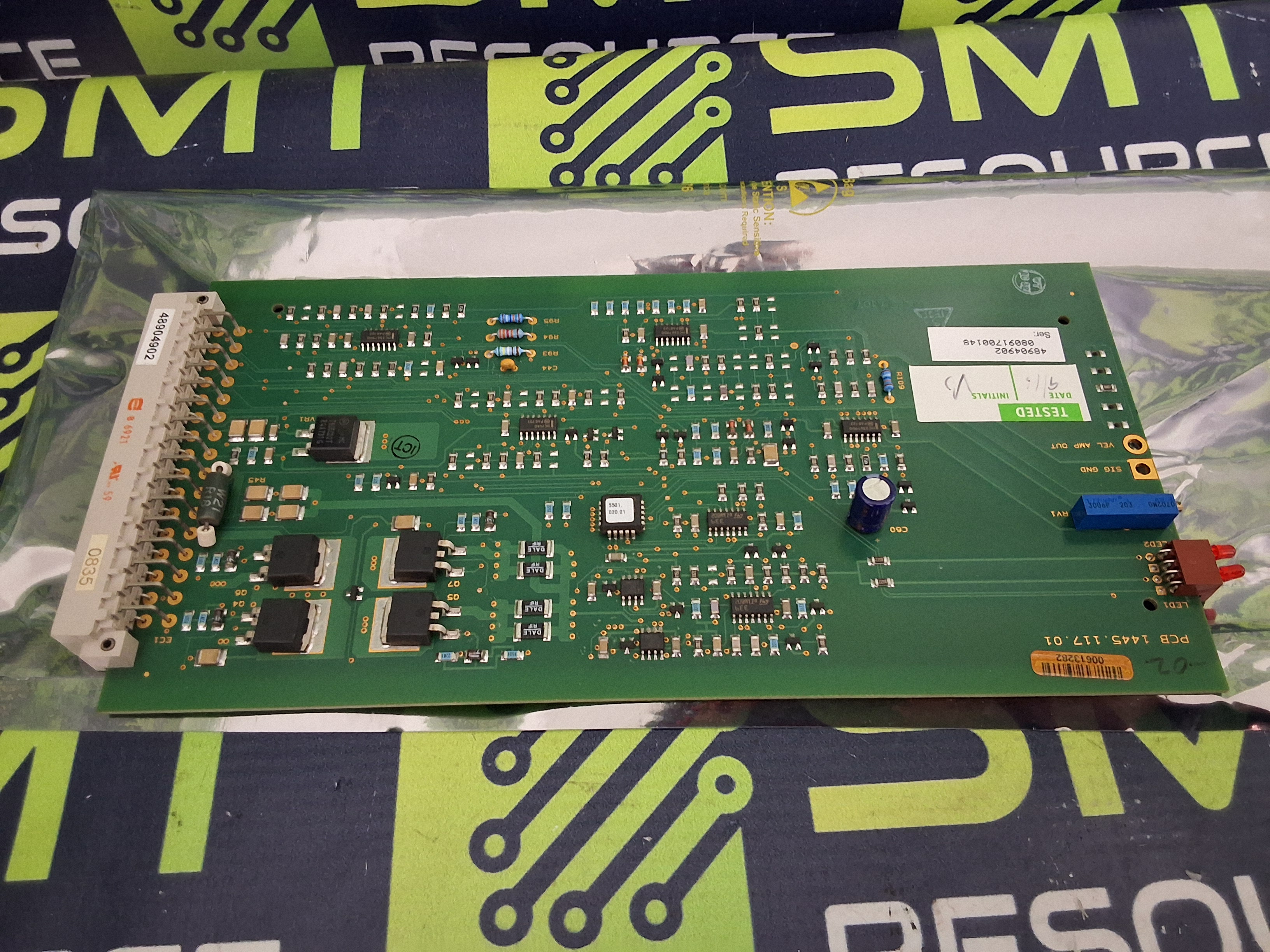 Used PARKER 1445.117.01 CIRCUIT BOARD 48904902 