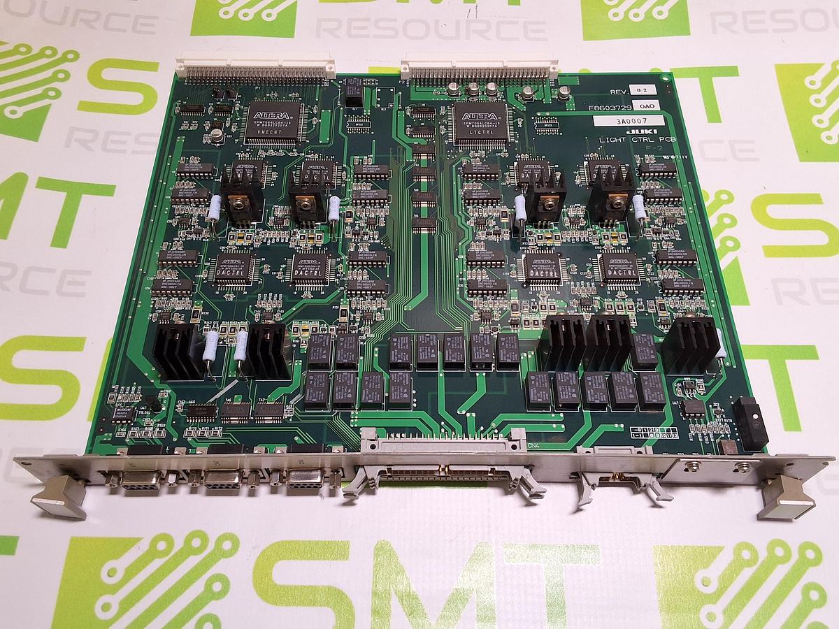 Used JUKI E8603729 LIGHT CONTROL PCB 