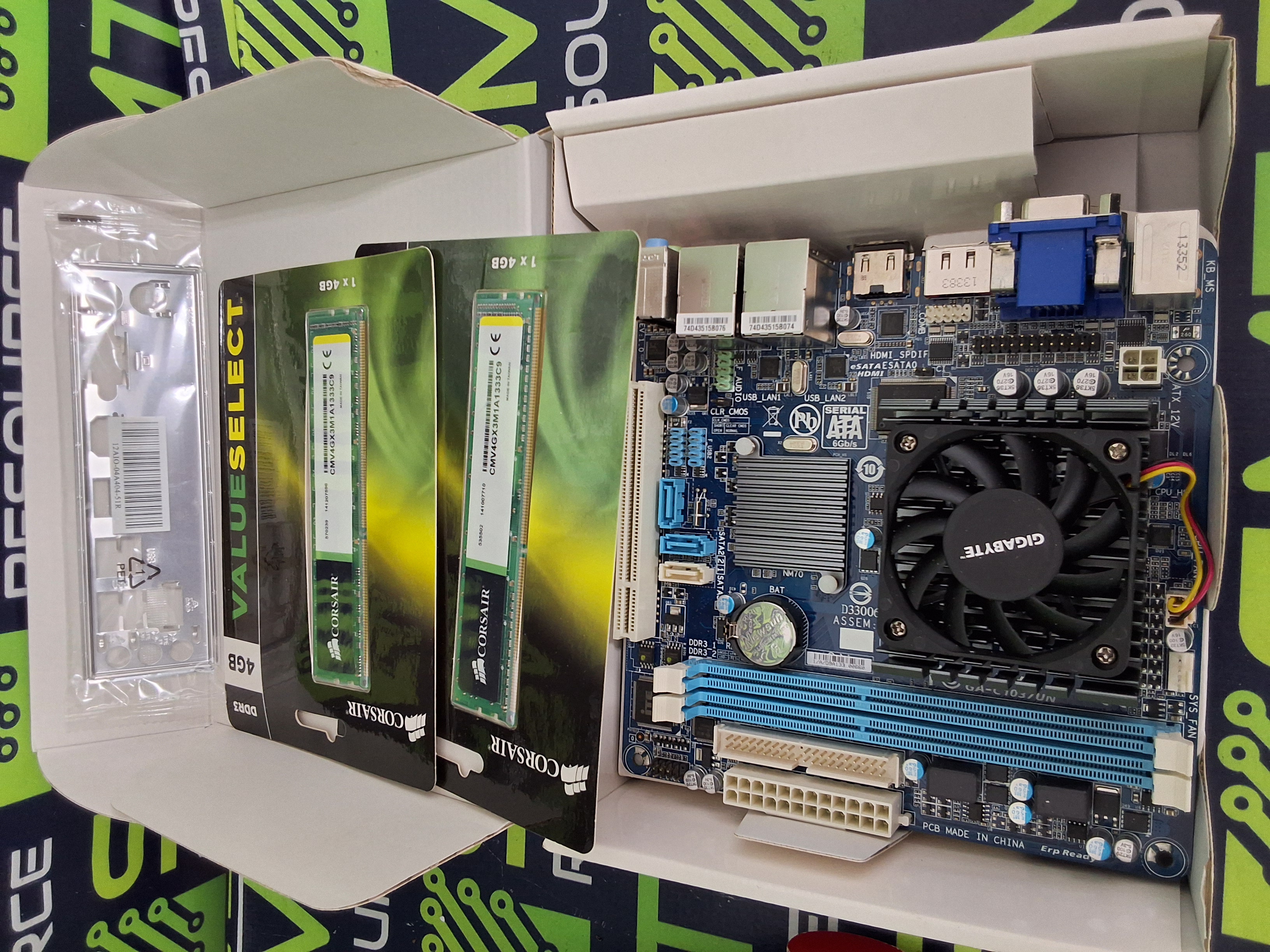 GIGABYTE GA-C1037UN ULTRA DURABLE MOTHERBOARD - BRAND NEW
