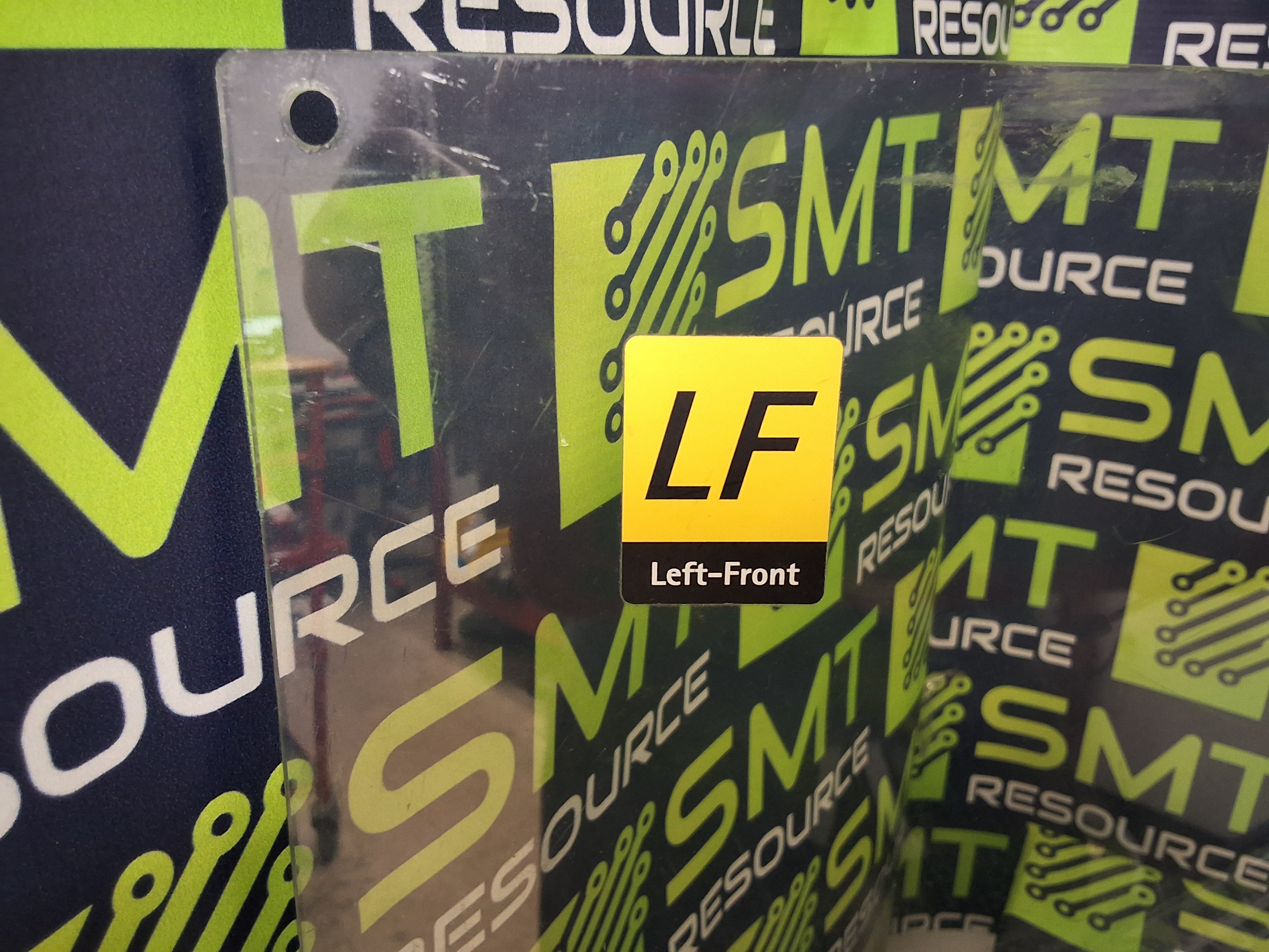 Used JUKI FX3-RAL LF LEFT-FRONT OEM PLEXIGLASS / SAFETY WINDOW / COVER