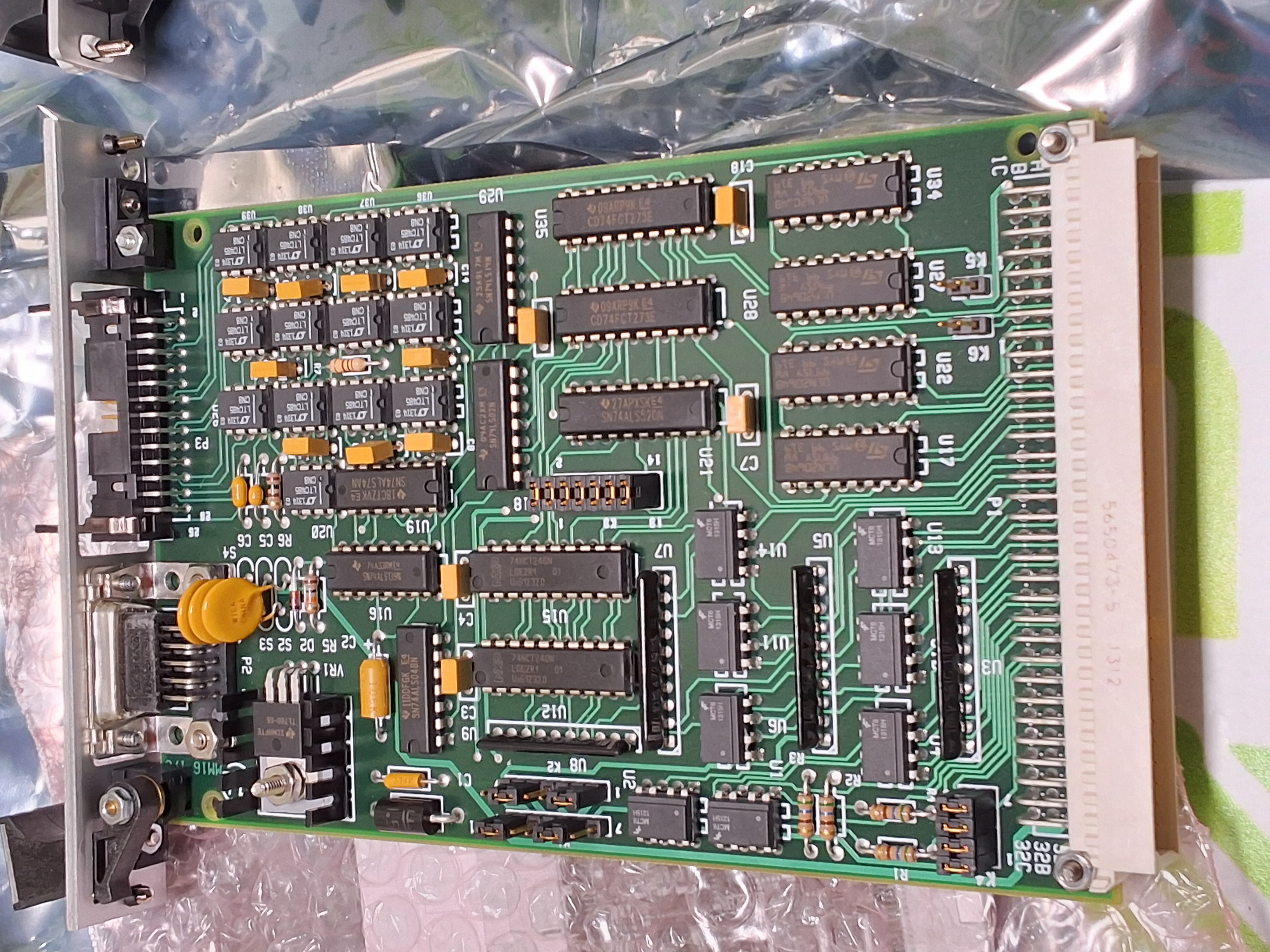 Used UNIVERSAL INSTRUMENTS 44316801 MM16 I/O ASM BOARD