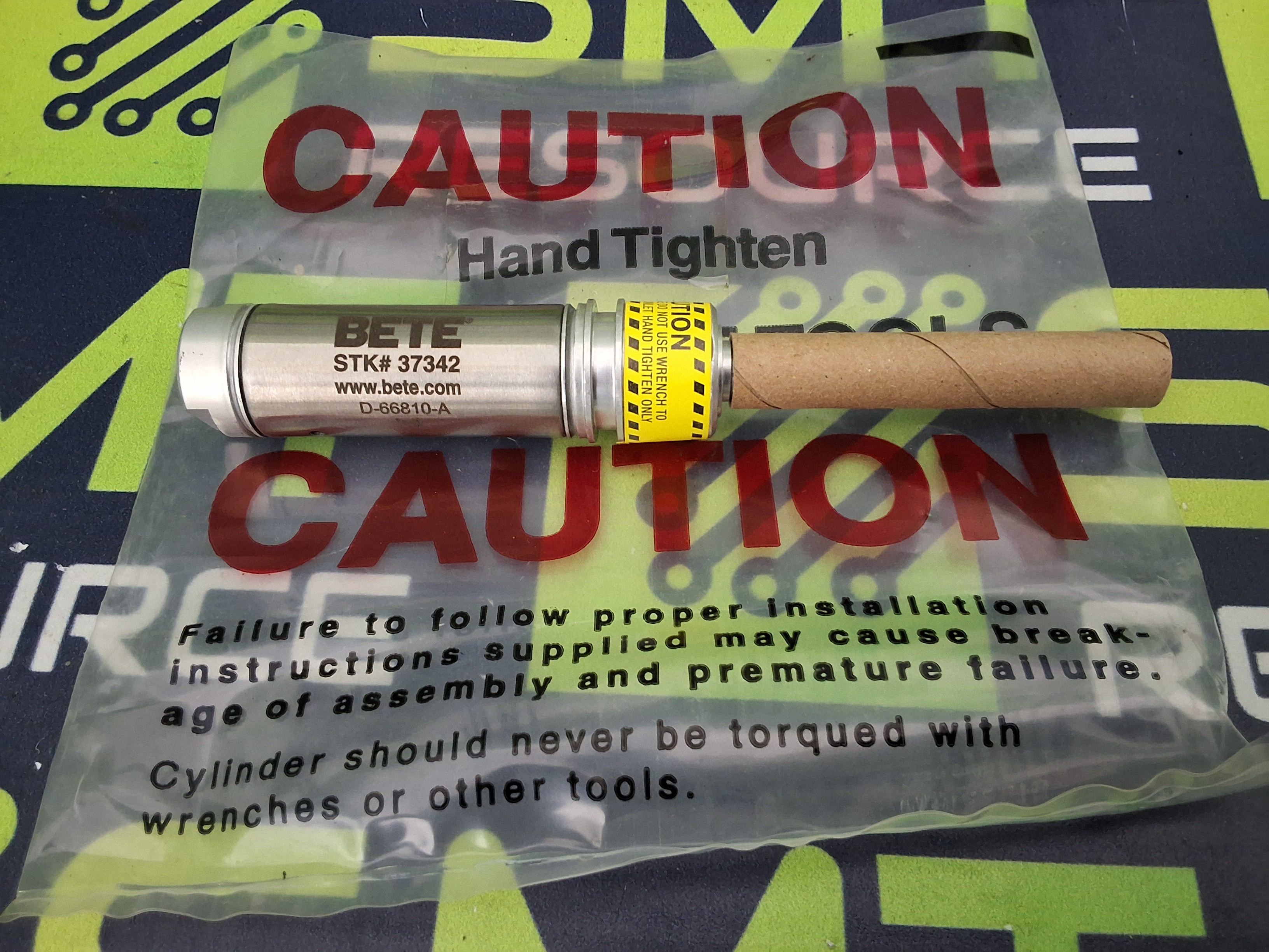 BETE STK# 37342 SPRAY NOZZLE CYLINDER D-66810-A - BRAND NEW