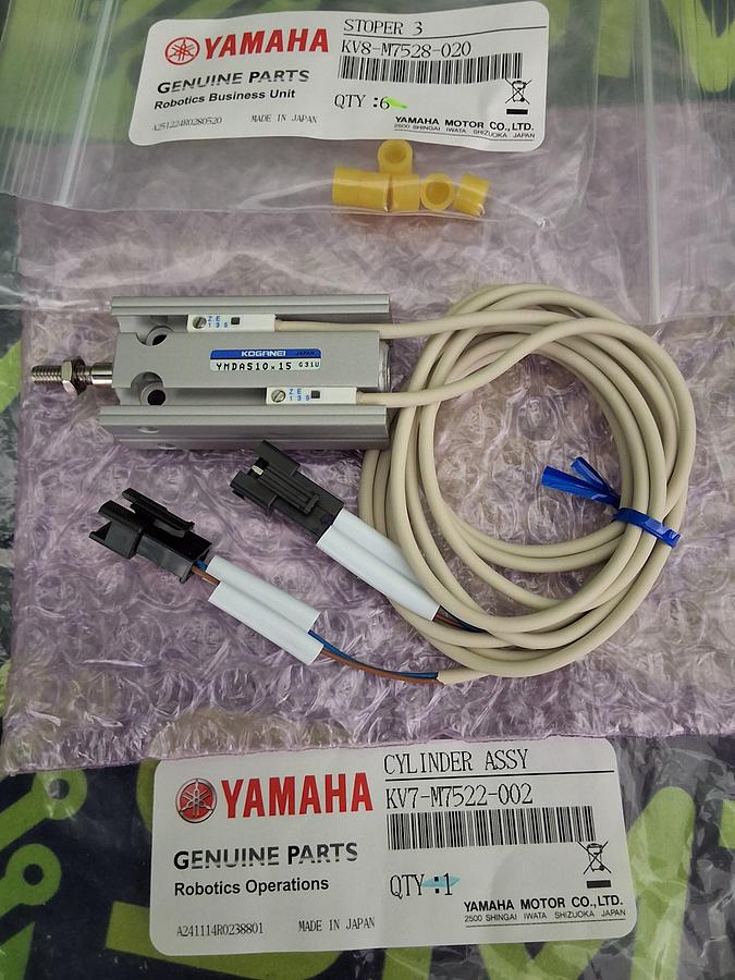 KOGANEI YMDAS10X15 DOUBLE-ACTING PNEUMATIC AIR CYLINDER / YAMAHA KV7-M7522-002 - BRAND NEW