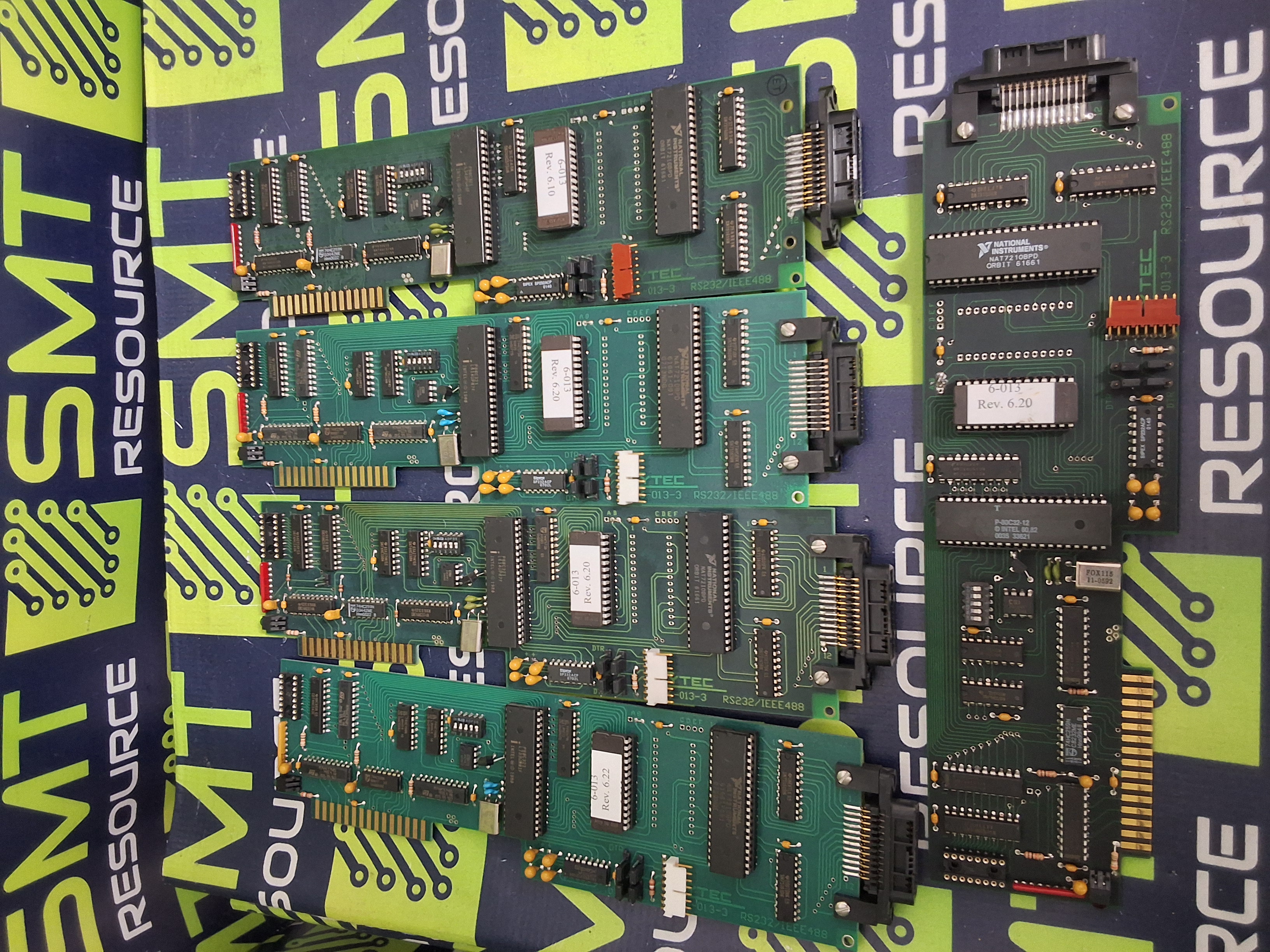 Used CYTEC VIDEO AND RF SWITCHING SYSTEM RS232 / IEEE488 CIRCUIT BOARD