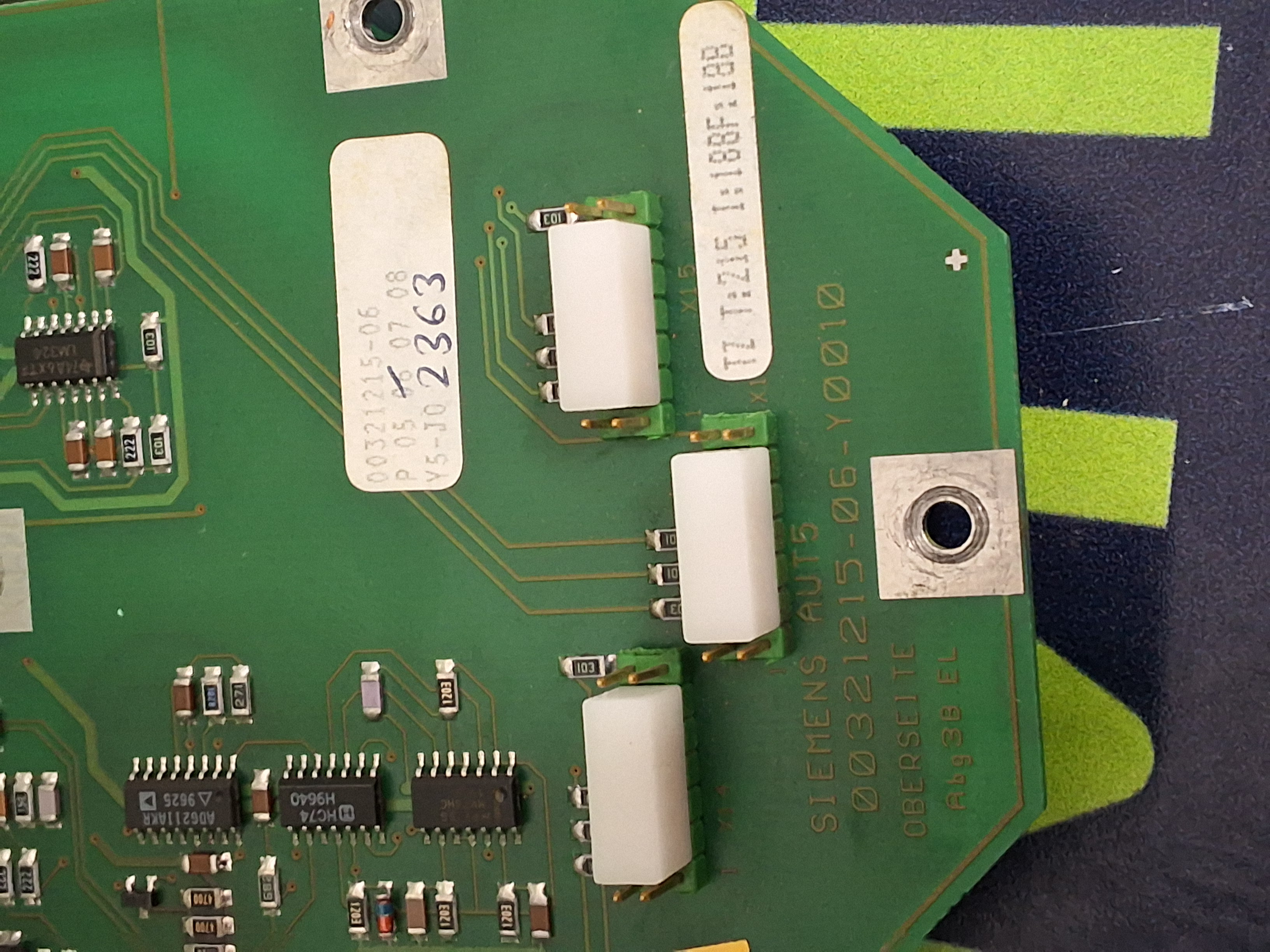 Used SIEMENS 00321215-06 CIRCUIT BOARD WITH CABLE 321215-06 / 00321215-06-Y0010P/N: 00321215-06