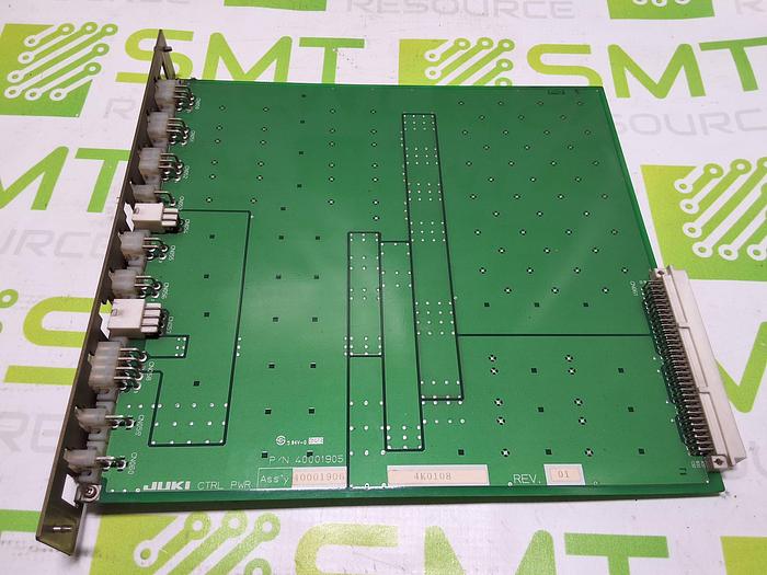 Used JUKI 40001905 40001906 CTRL PWR CONTROL POWER CIRCUIT BOARD REV. 01