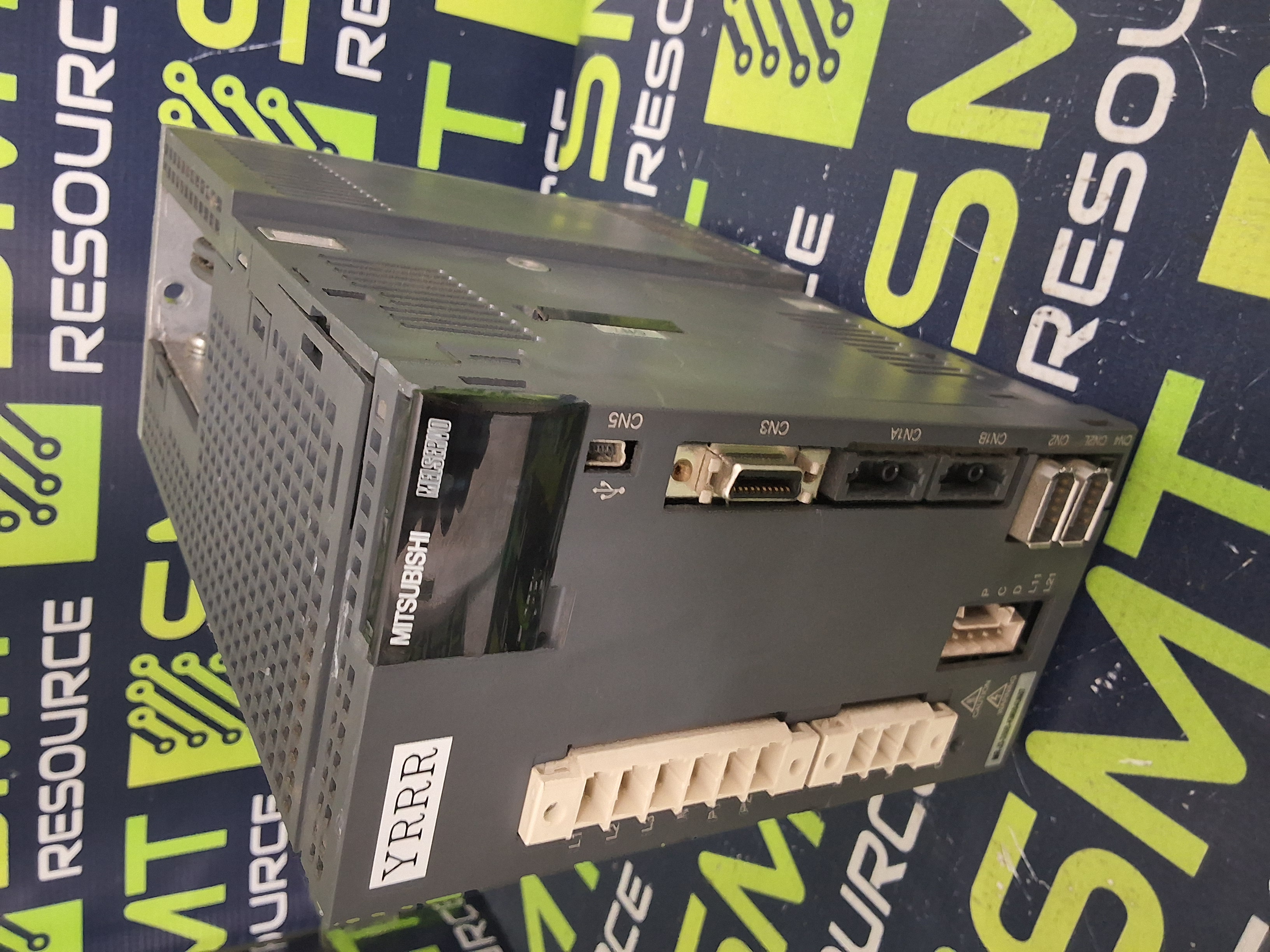 Used MITSUBISHI MR-J3-350B-KM084U607 AC SERVO DRIVE / AMPLIFIER - MELSERVO-J3 SERIES 3.5kW - PARTS ONLY