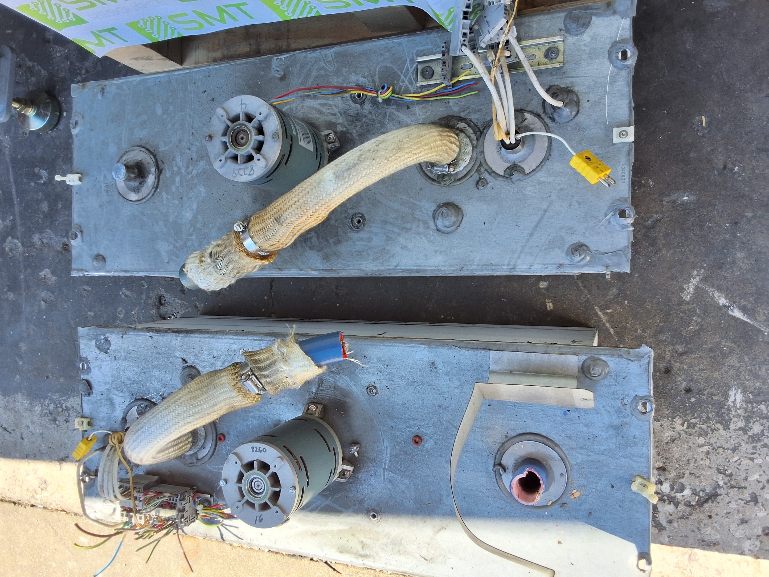 Used VITRONICS SOLTEC XPM2-730 REFLOW OVEN HEATER ASSEMBLY 