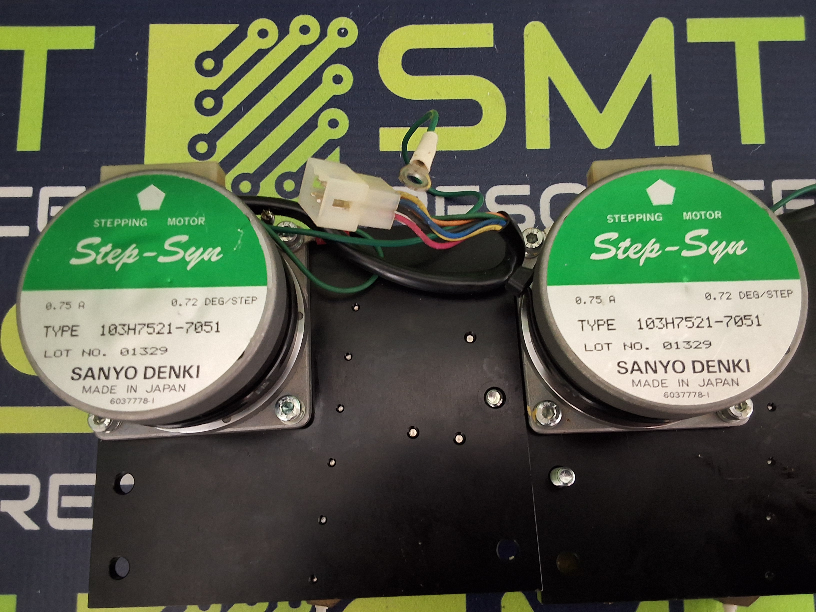 Used SANYO DENKI 103H7521-7051 STEPPING MOTOR WITH TAKAYA PROBE HEAD