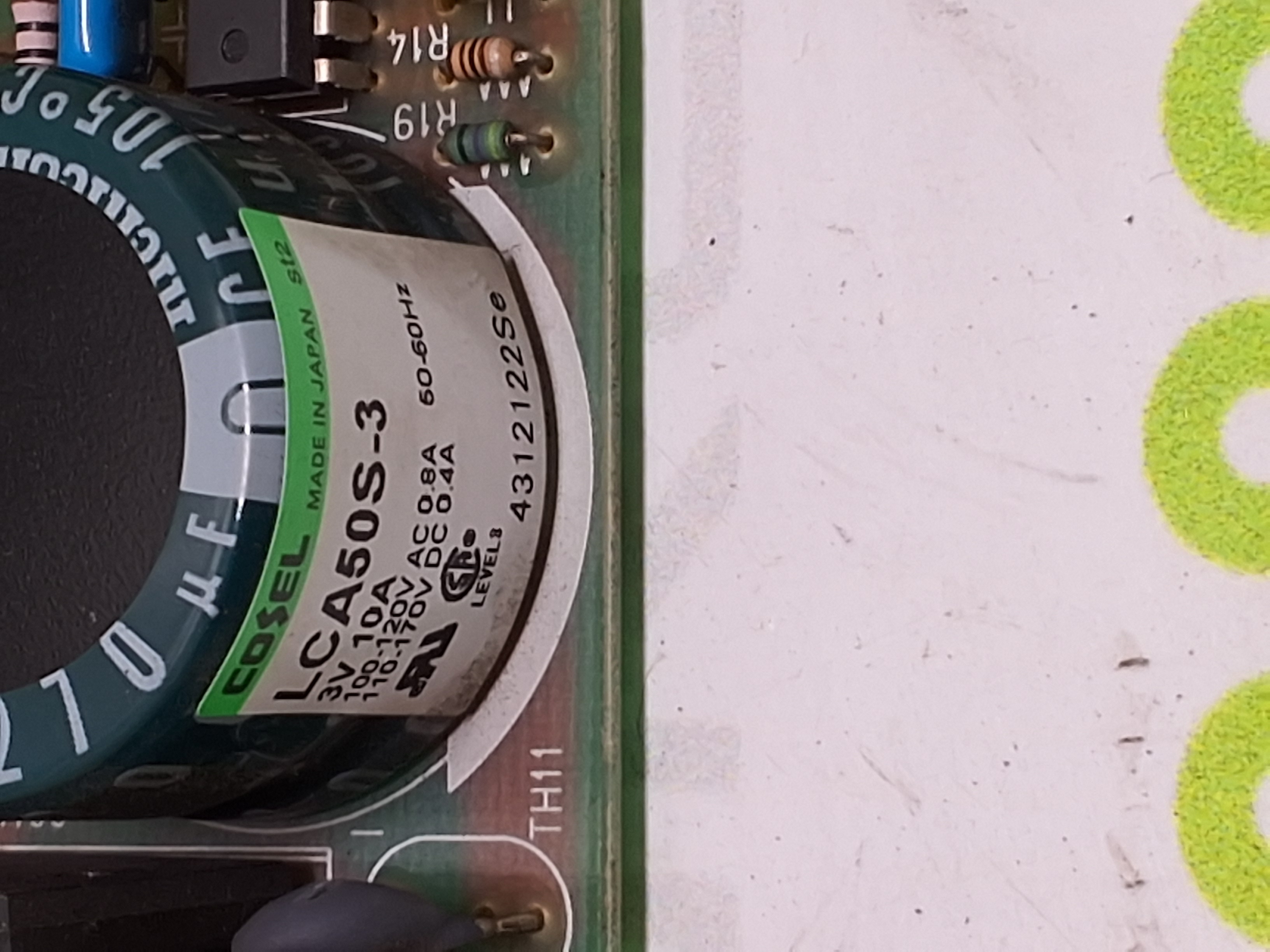 Used COSEL LCA50S-3 POWER SUPPLY 3V 10A