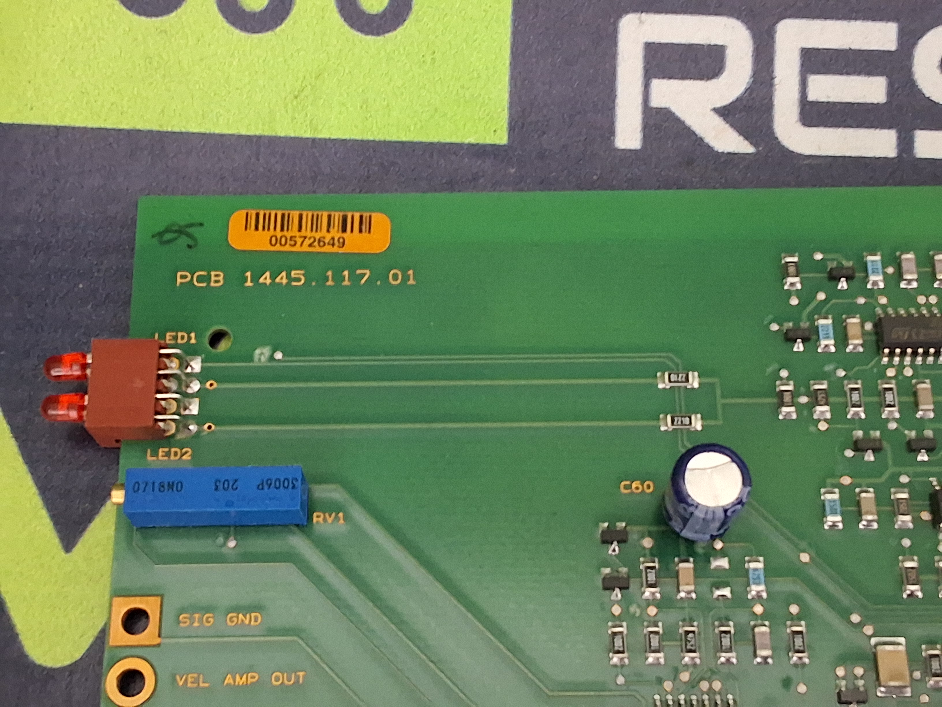 Used PARKER 1445.117.01 CIRCUIT BOARD 48904905