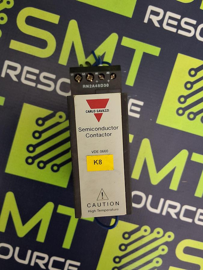 Used CARLO GAVAZZI VDE 0660 SEMICONDUCTOR CONTACTOR RN2A48D30