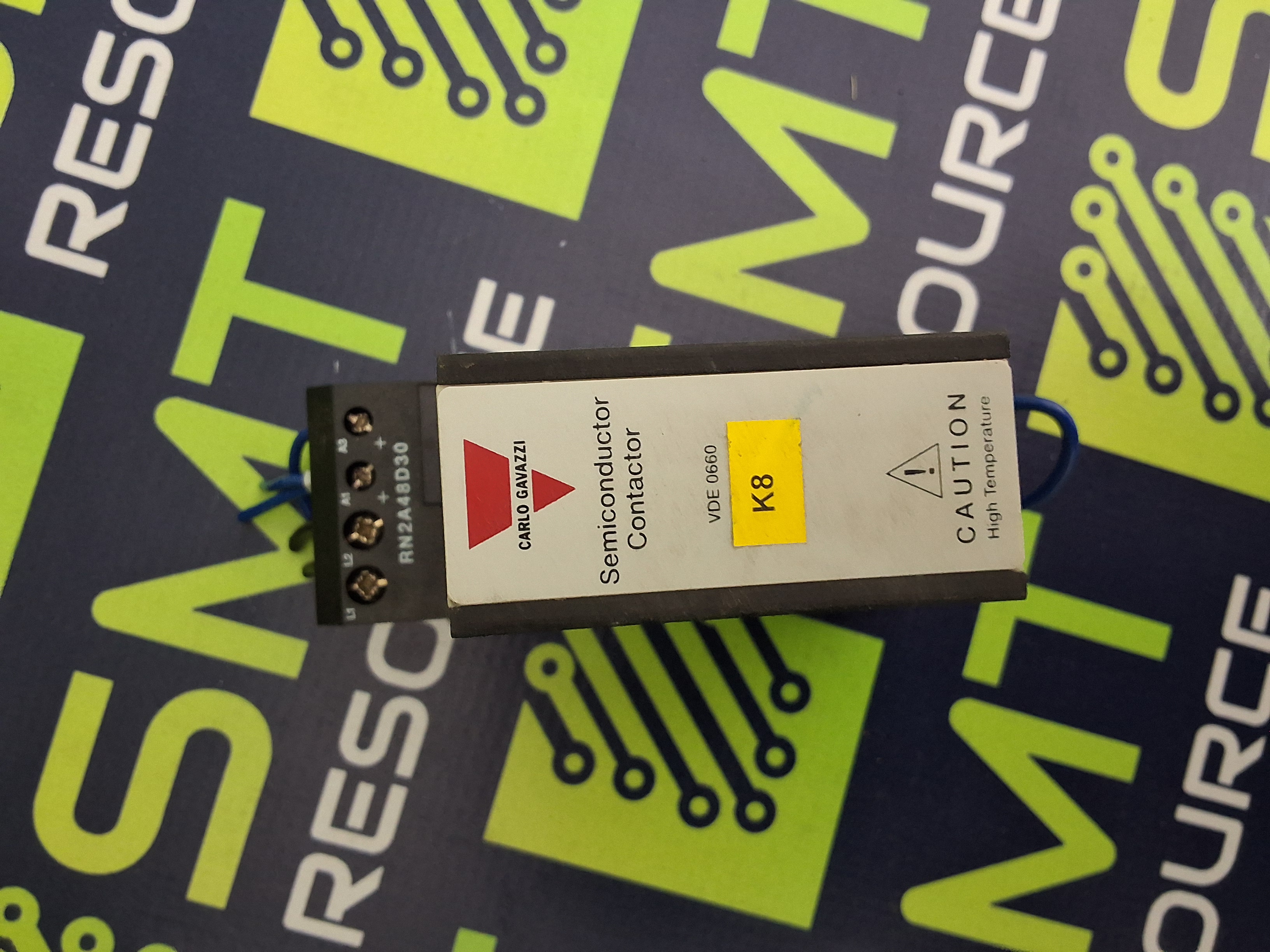 Used CARLO GAVAZZI VDE 0660 SEMICONDUCTOR CONTACTOR RN2A48D30