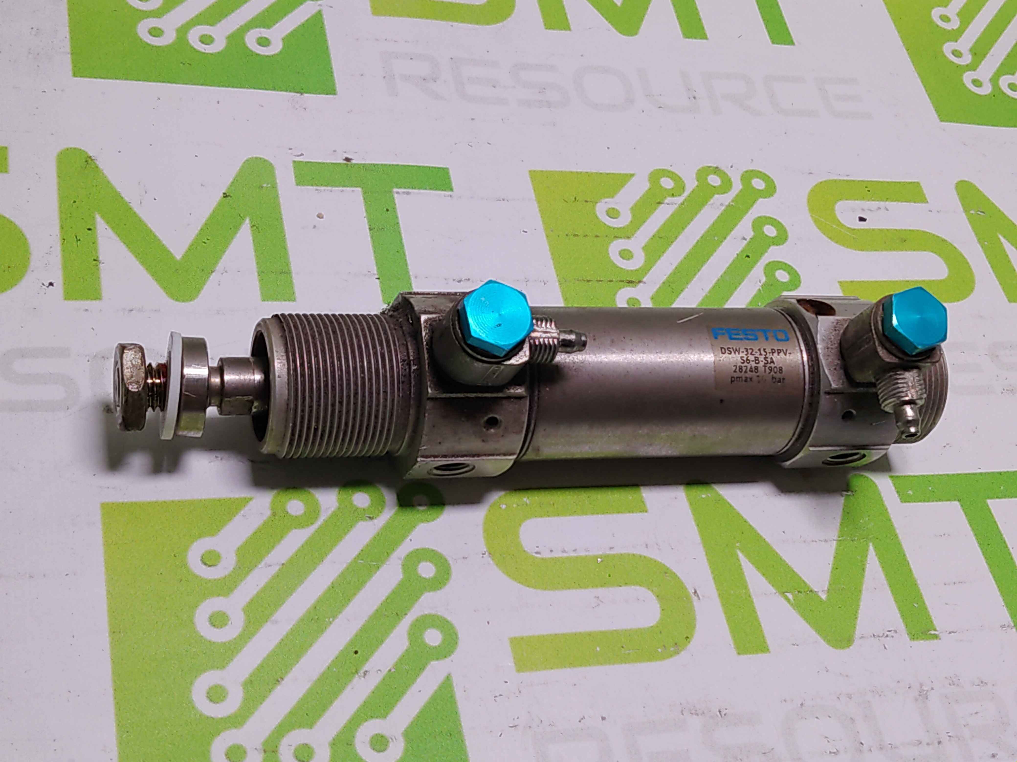 Used FESTO DSW-32-15-PPV-S6-B-SA CYLINDER  