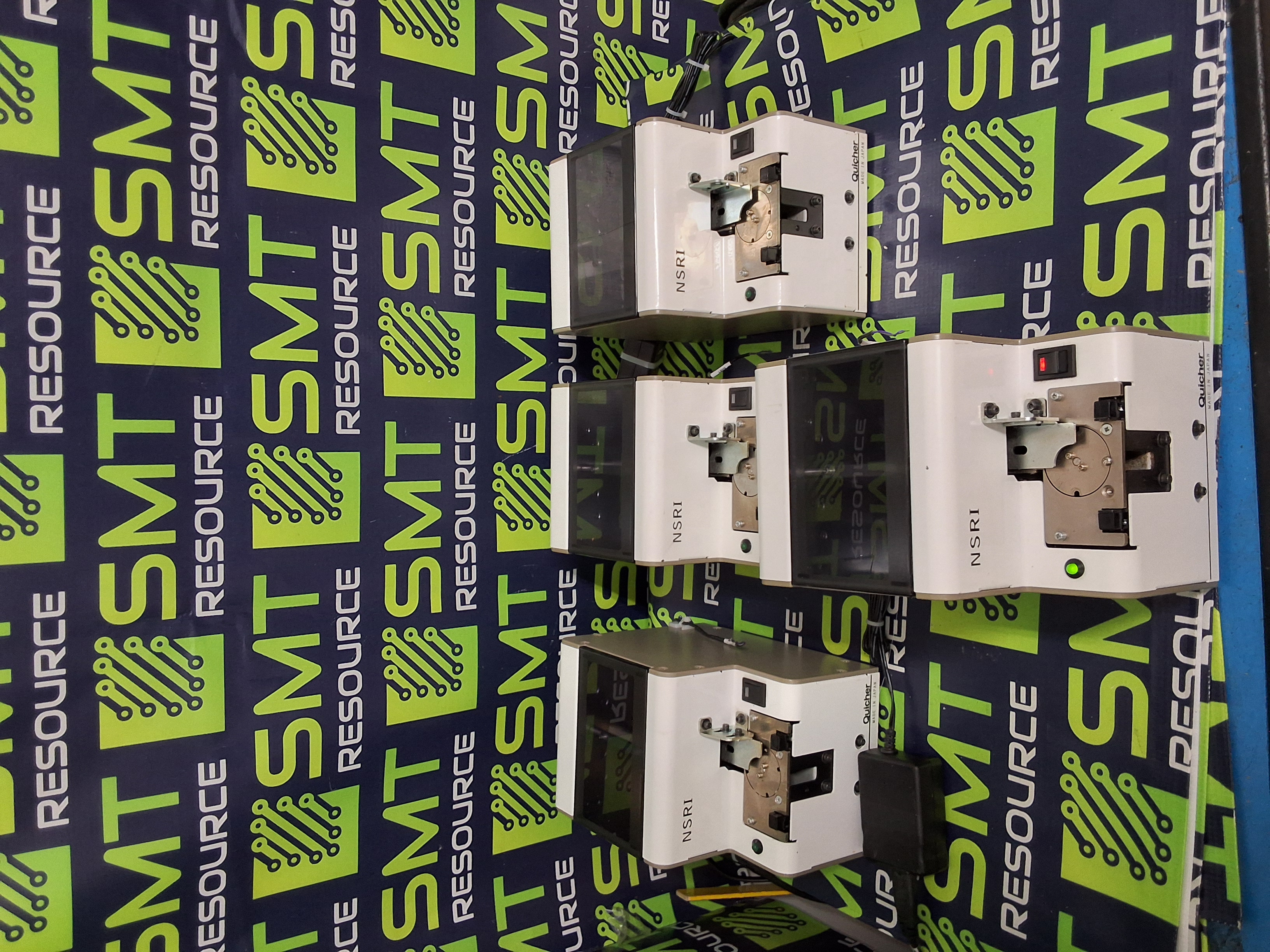 Used QUICHER NSRI AUTOMATIC PRECISION SCREW FEEDERS