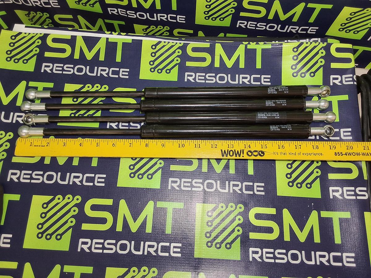Used SUSPA C29-00145B HIGH PRESSURE GAS SPRING SHOCK STRUT 19 1/4 in LONG - LOT OF 2 -