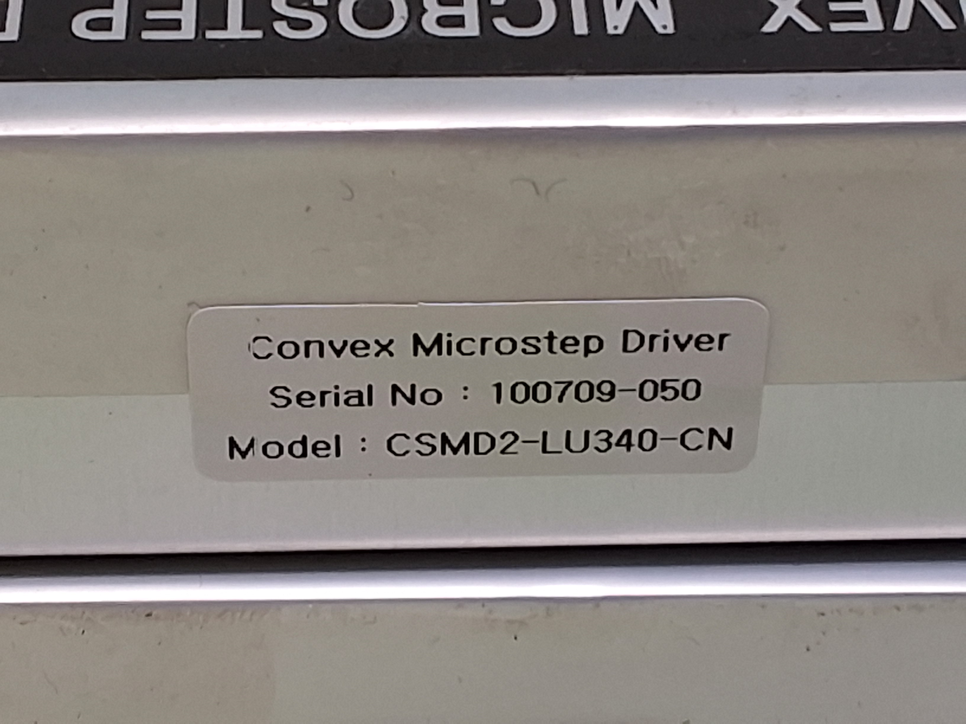 Used CONVEX MICROSTEP DRIVE CSMD2-LU340
