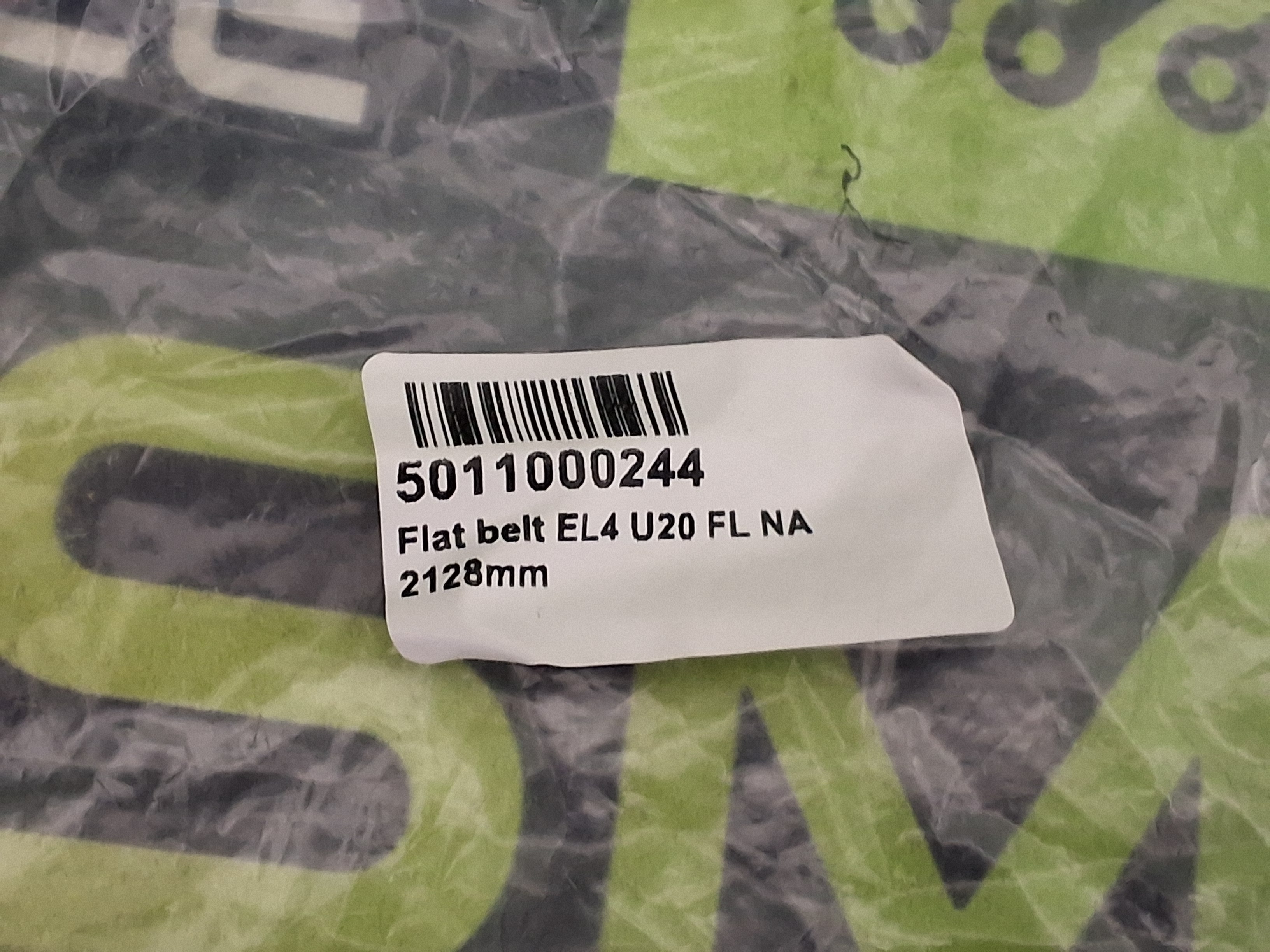 EKRA 5011000244 FLAT BELT EL4 U20 FL NA 2128mm - BRAND NEW