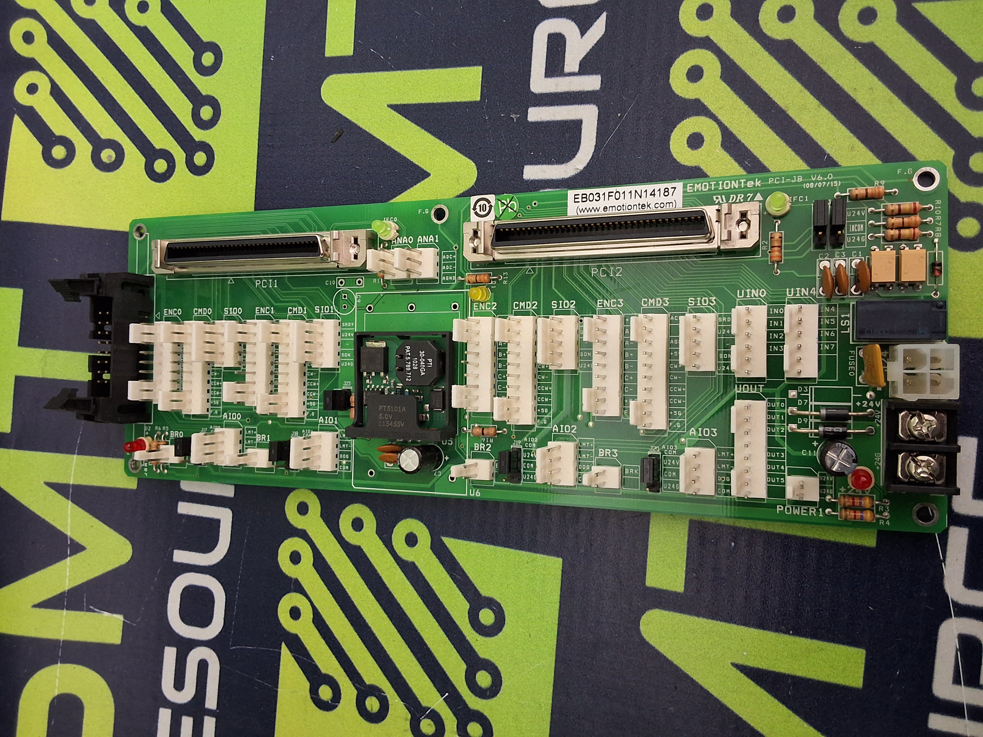 Used EMOTIONTek PCI-JB V6.0 INTERFACE BOARD EBO31F011N14187