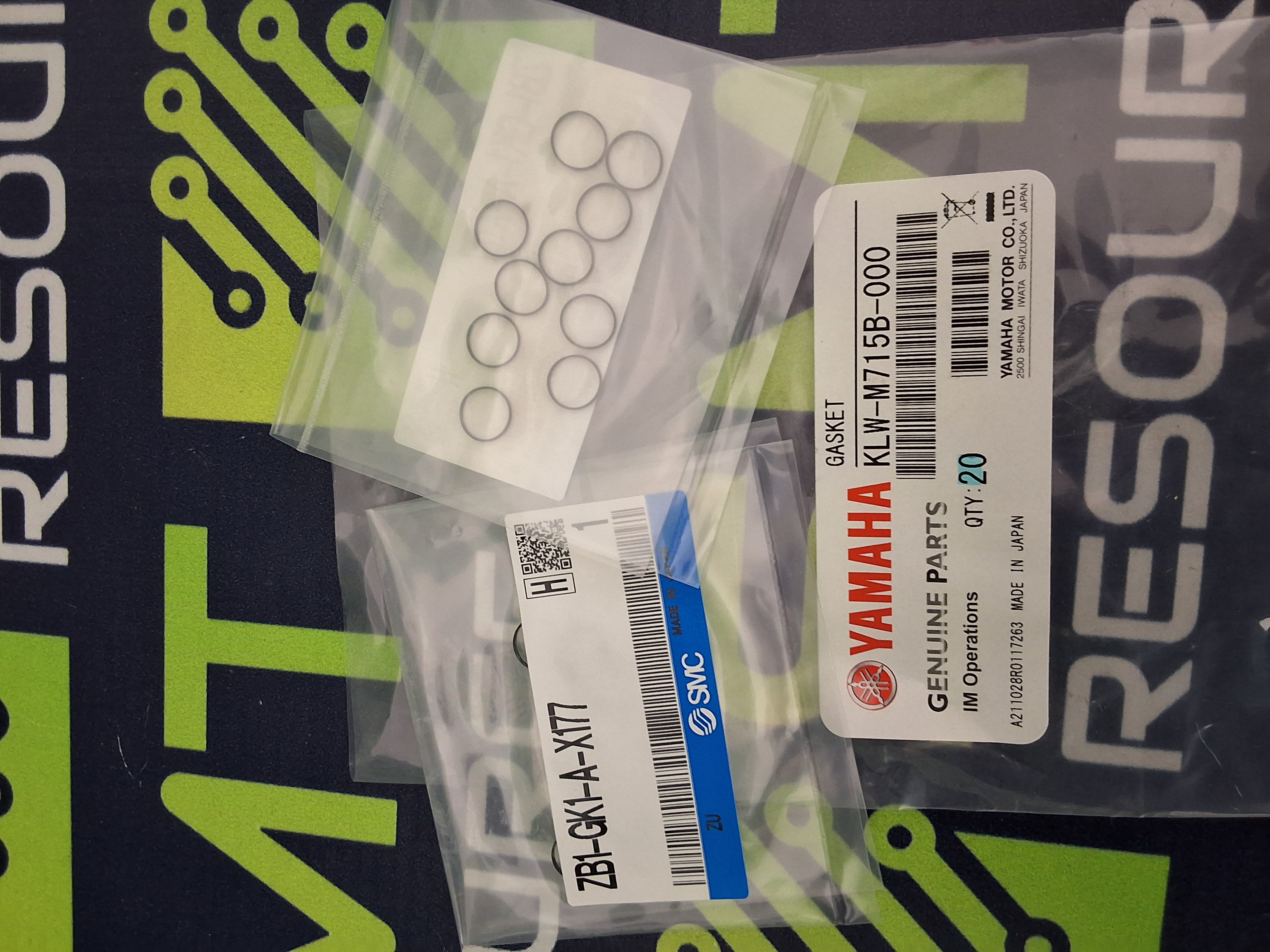 YAMAHA KLW-M715B-000 O-ring / Gasket / Ejector Filter Seal - BRAND NEW