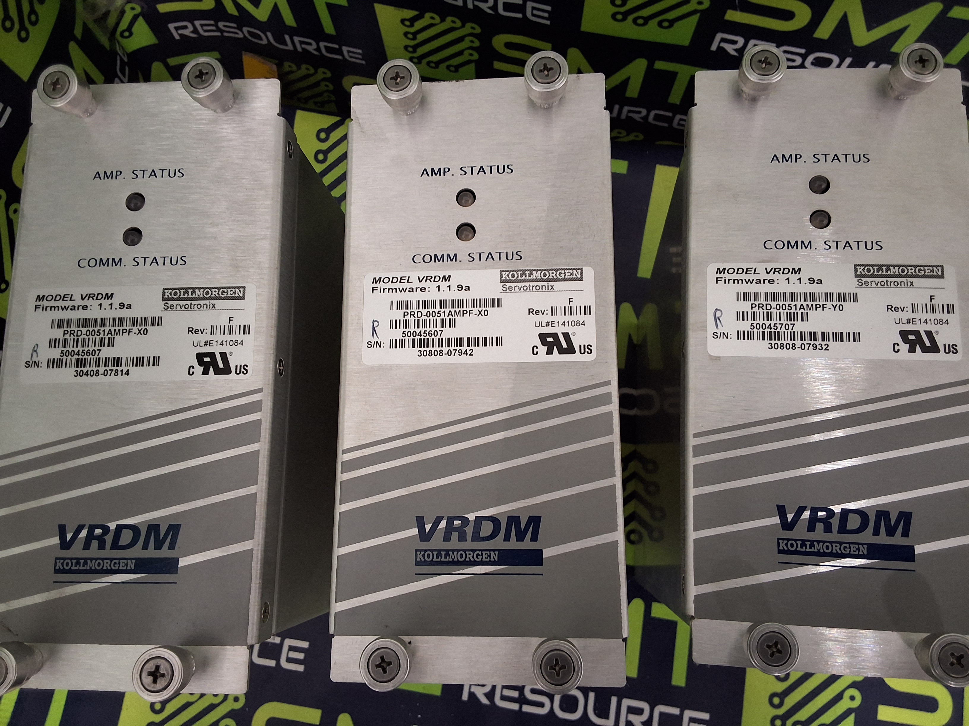 Used VRDM KOLLMORGEN PRD-0051AMPF-X0 SERVO AMPLIFIER / FREQUENCY INVERTER DRIVE