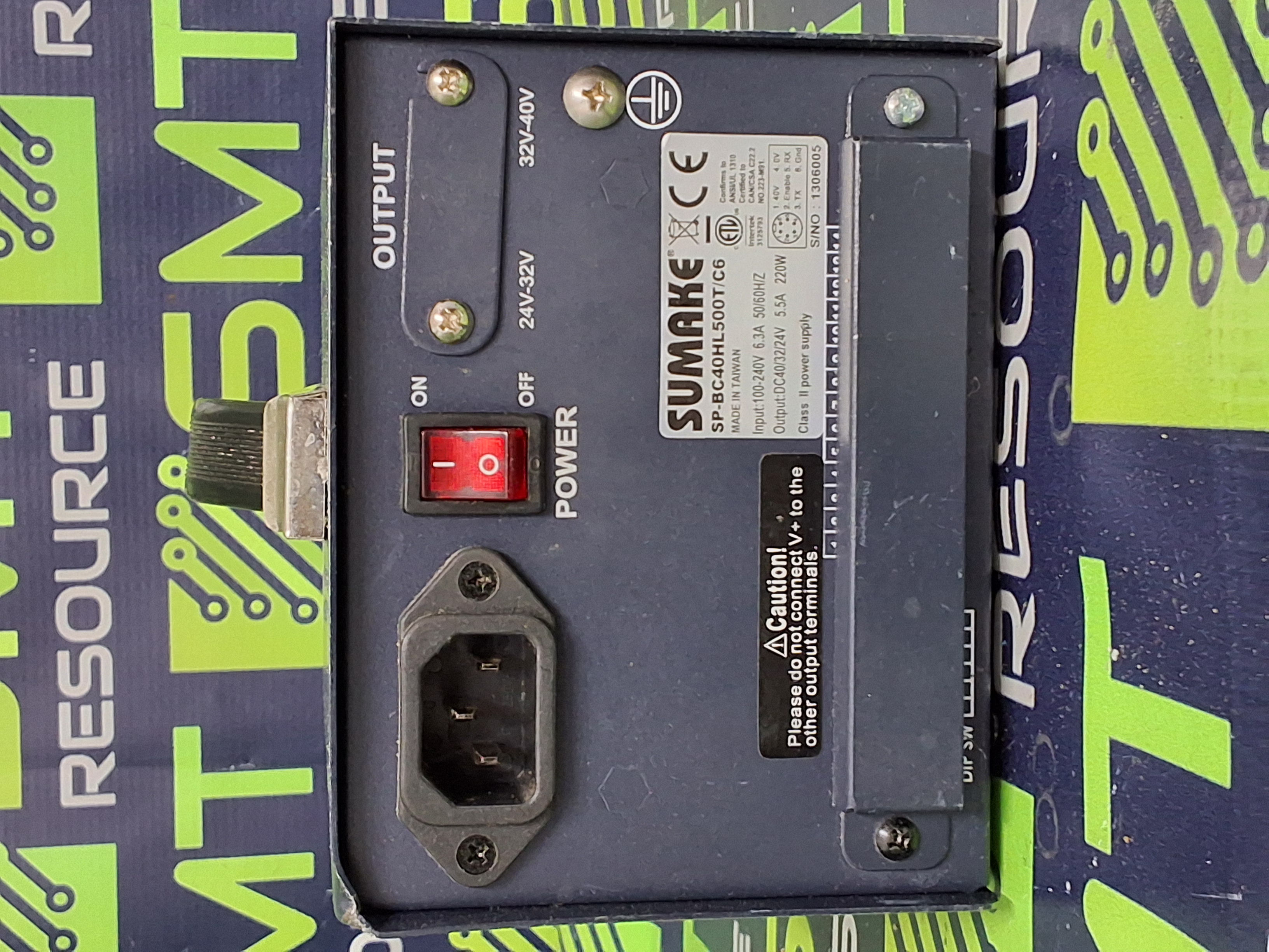 Used SUMAKE SP-BC40HL500T/C6 POWER SUPPLY FOR ELECTRONIC SCREWDRIVER