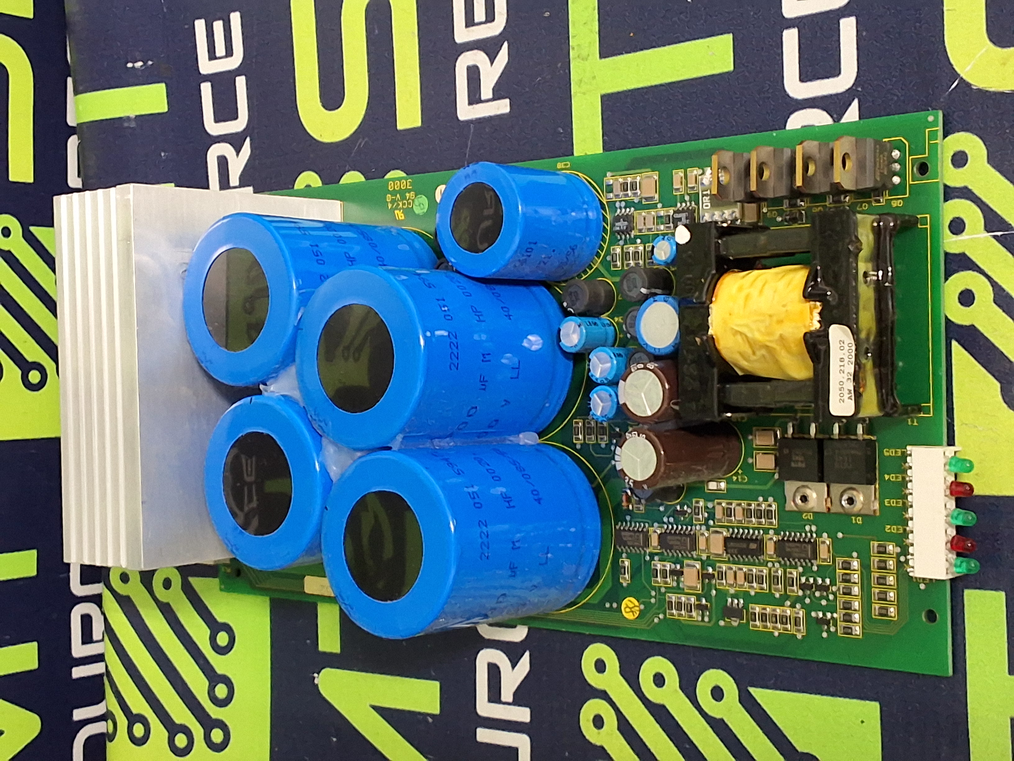 Used PARKER 1462.057.03 POWER SUPPLY CARD