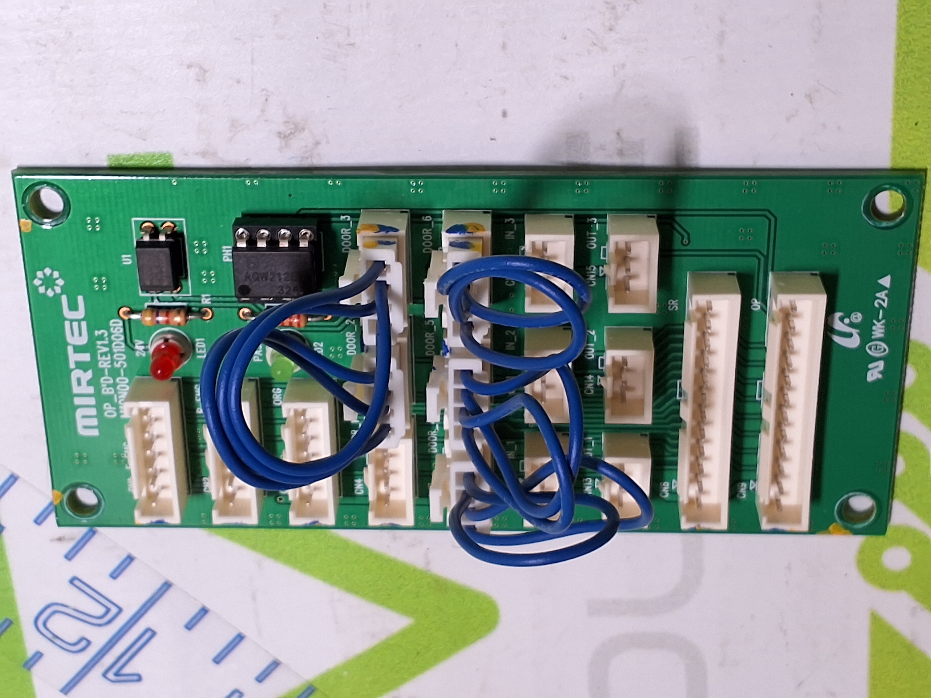 Used MIRTEC M10N00-501D06D OP CIRCUIT BOARD