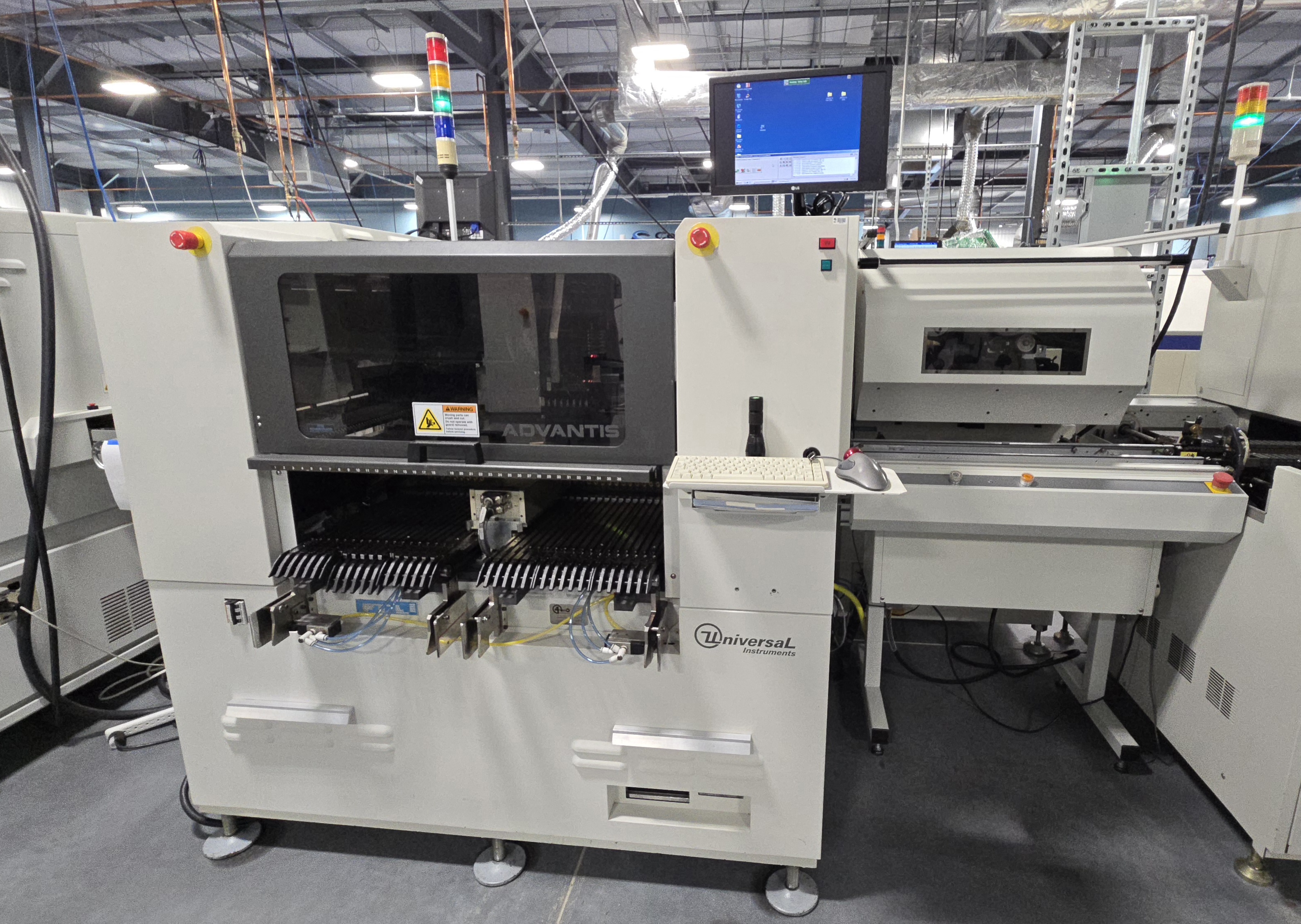 Used Universal Instruments UIC AX-72 Pick and Place Machine