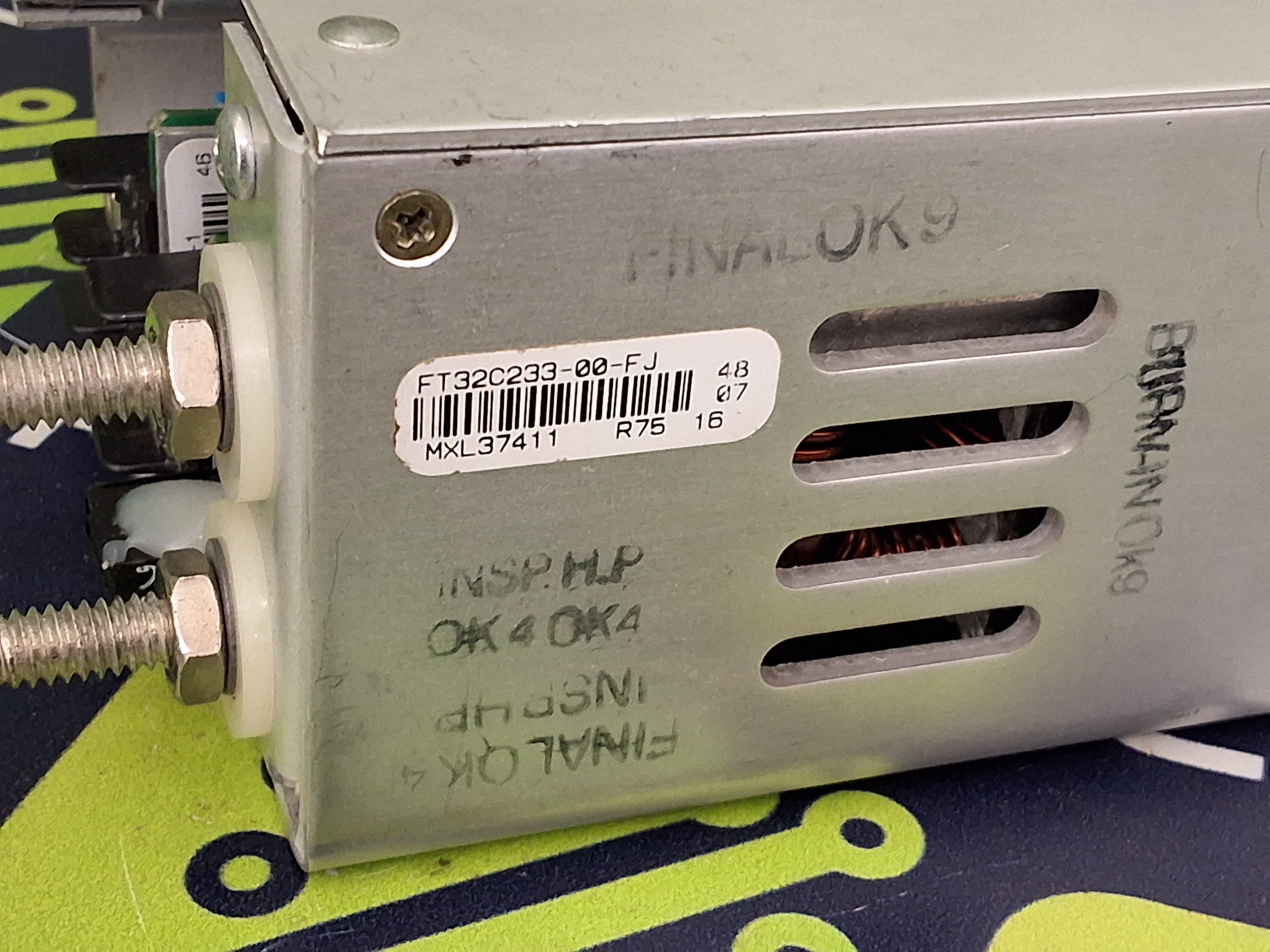 Used DELTRON FT32C233-00 TRIPLE VOLTAGE OUTPUT POWER SUPPLY