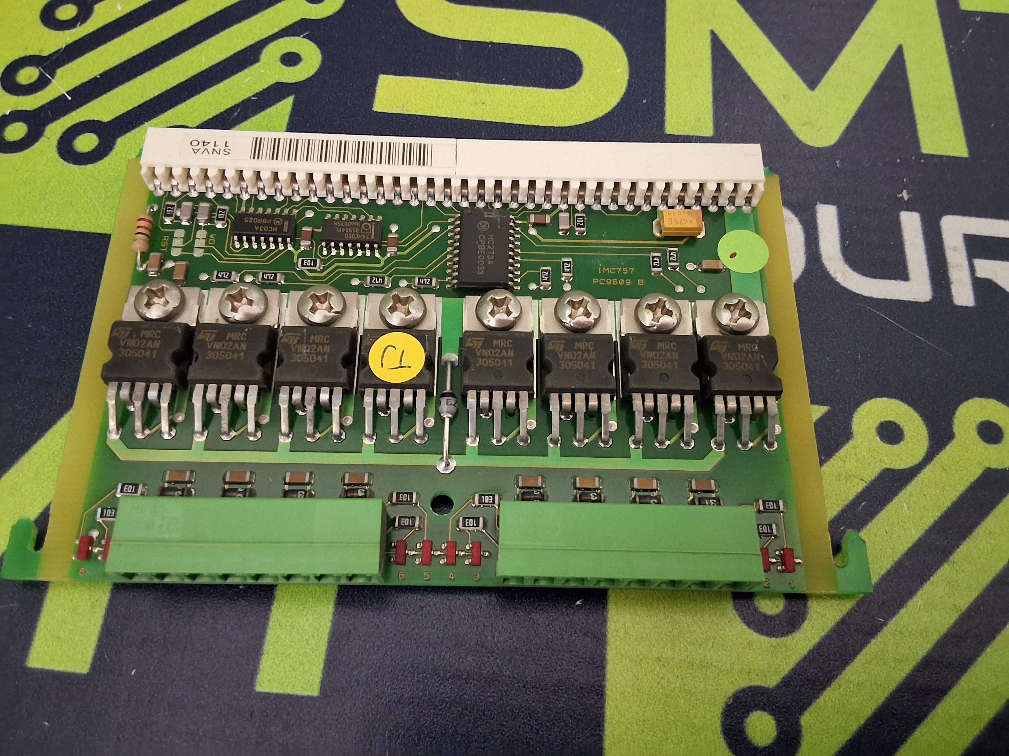 Used VITRONICS IMC757 PC9509 CIRCUIT BOARD