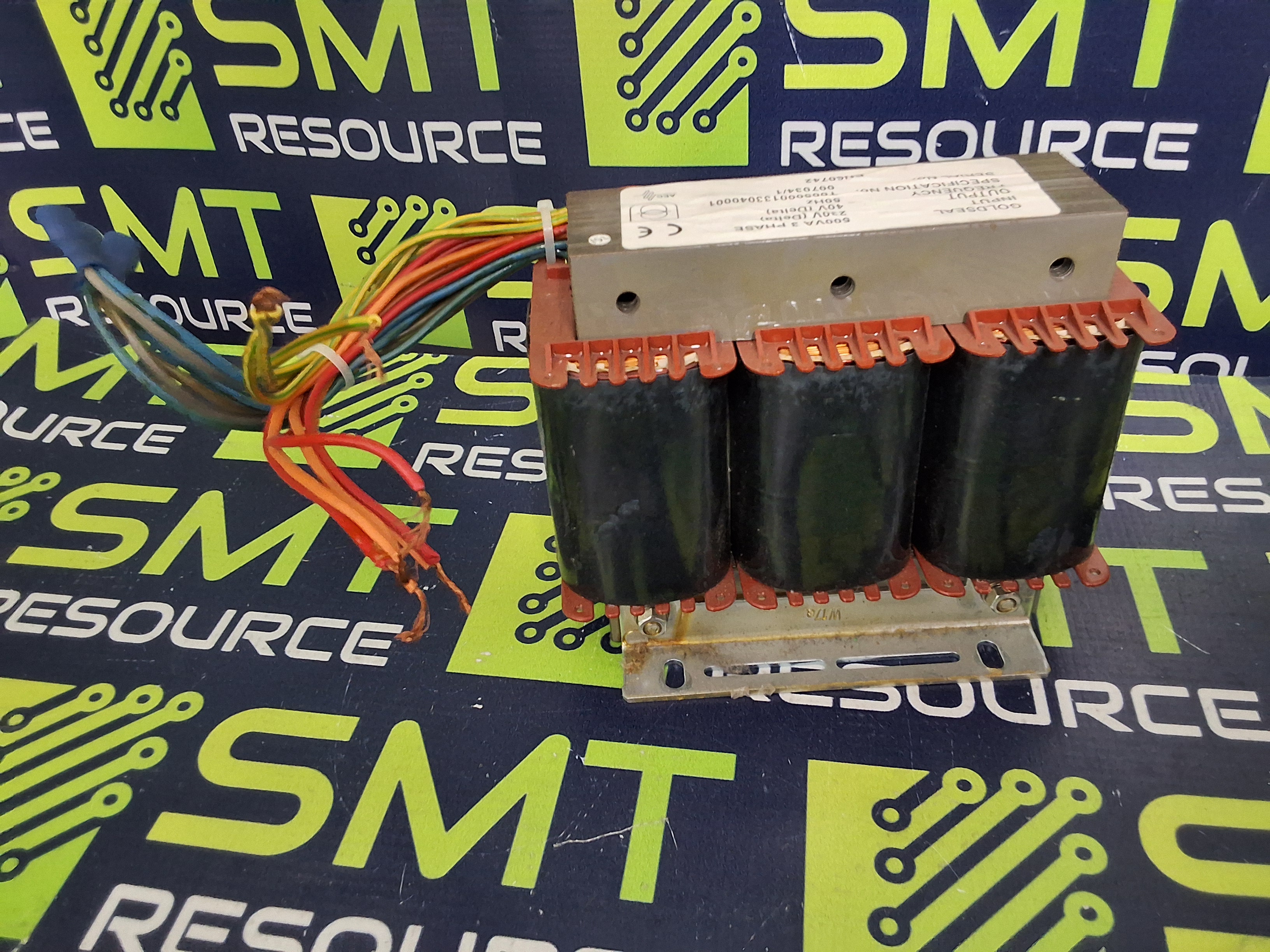 Used GOLDSEAL 3-PHASE POWER TRANSFORMER EN60742 500VA 230V 50Hz