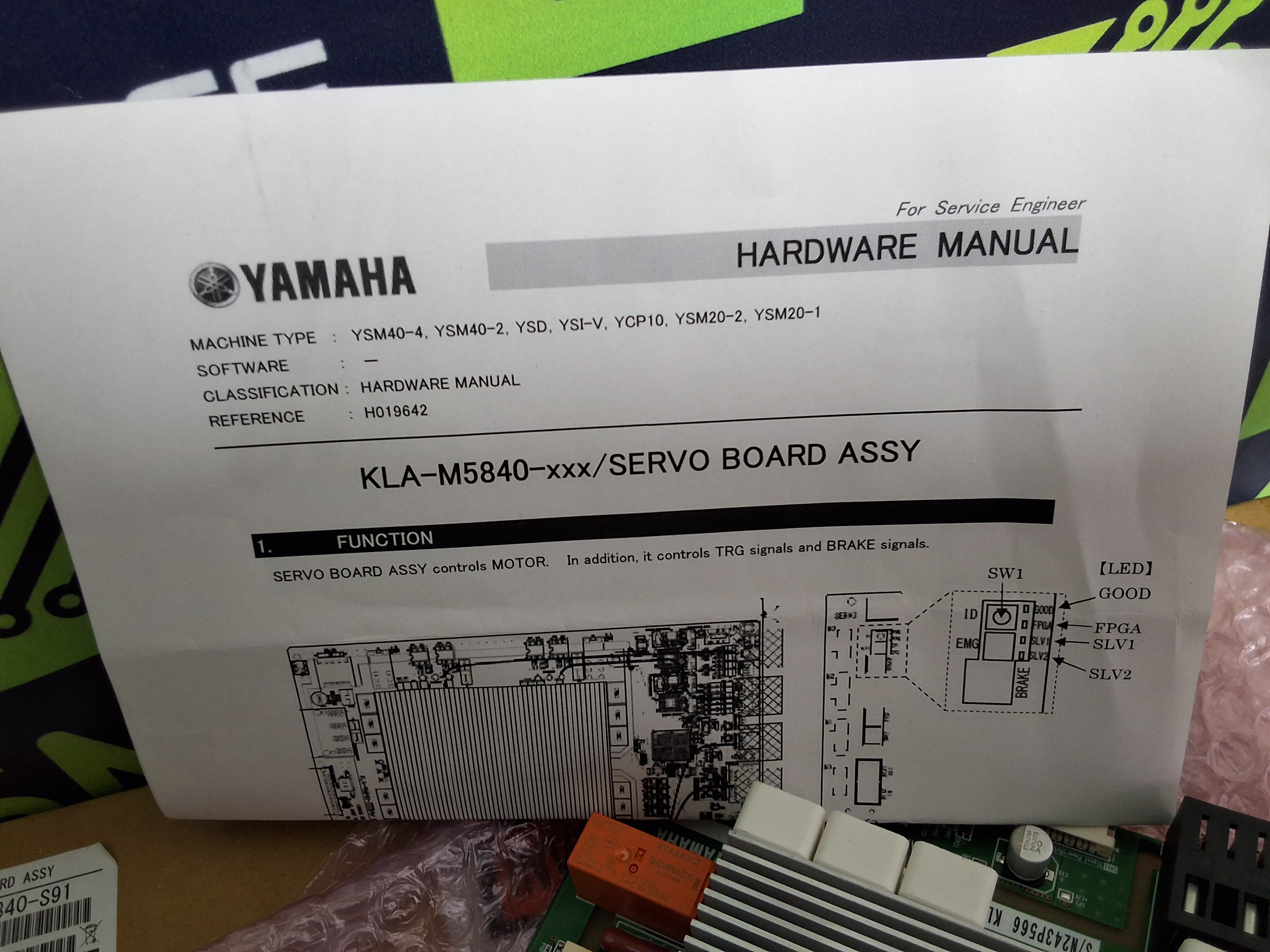 YAMAHA KLA-M5840-S91 / KLA-M5841-150 SERVO BOARD ASSEMBLY - BRAND NEW