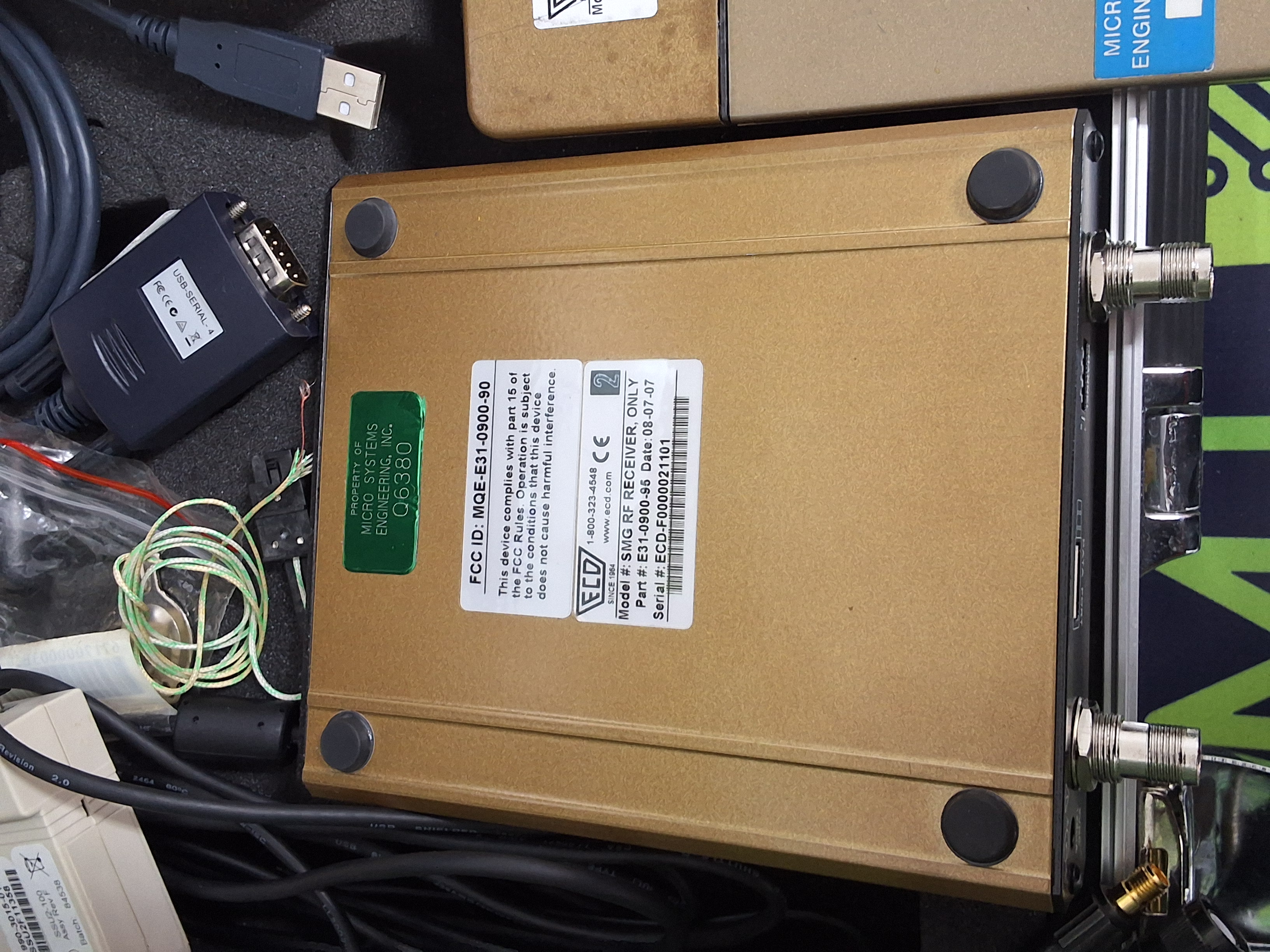 Used ECD SUPER M.O.L.E. GOLD THERMAL RADIO FREQUENCY PROFILER KIT E45-7647-45